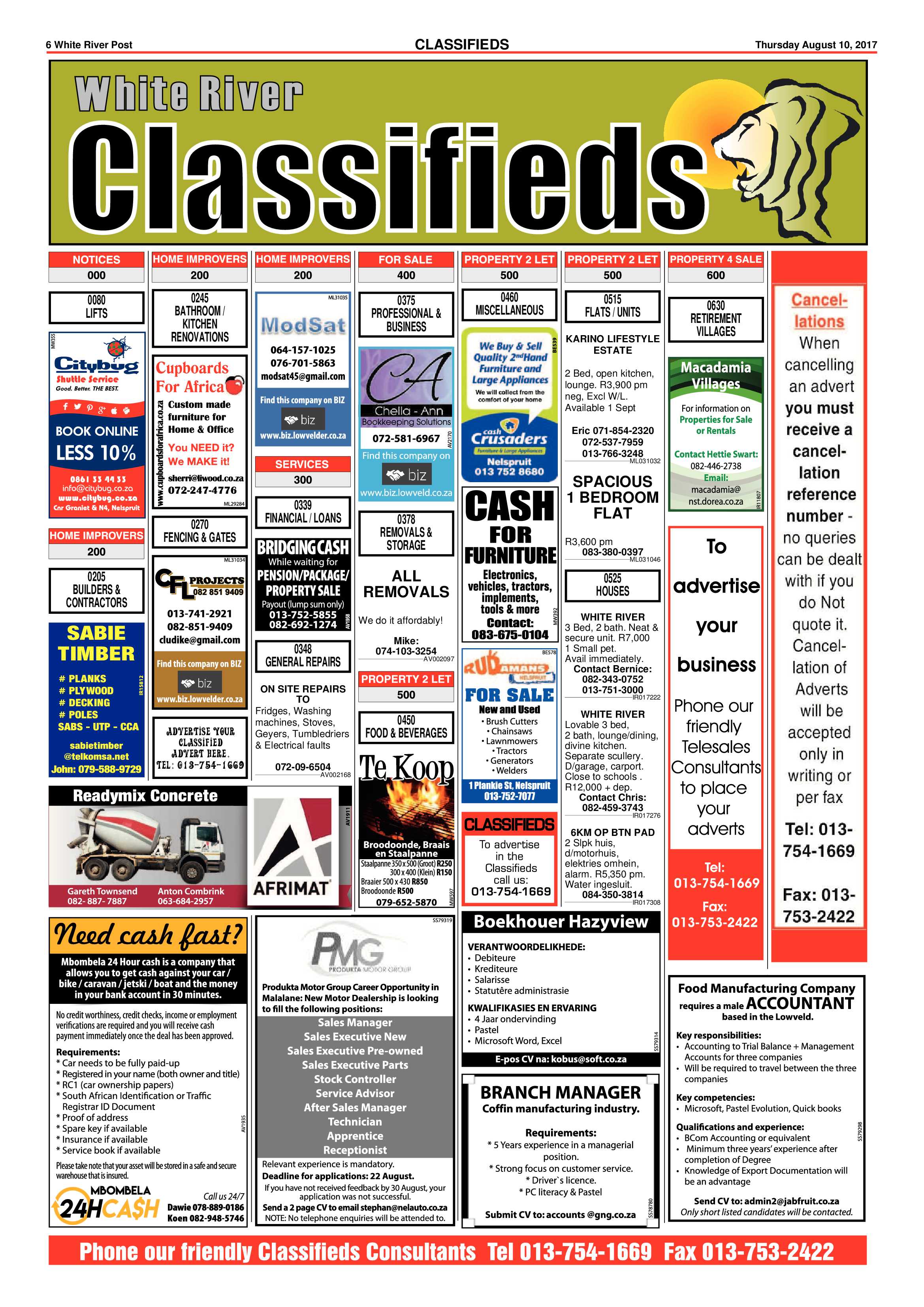 White River Post 10 August 2017 page 6