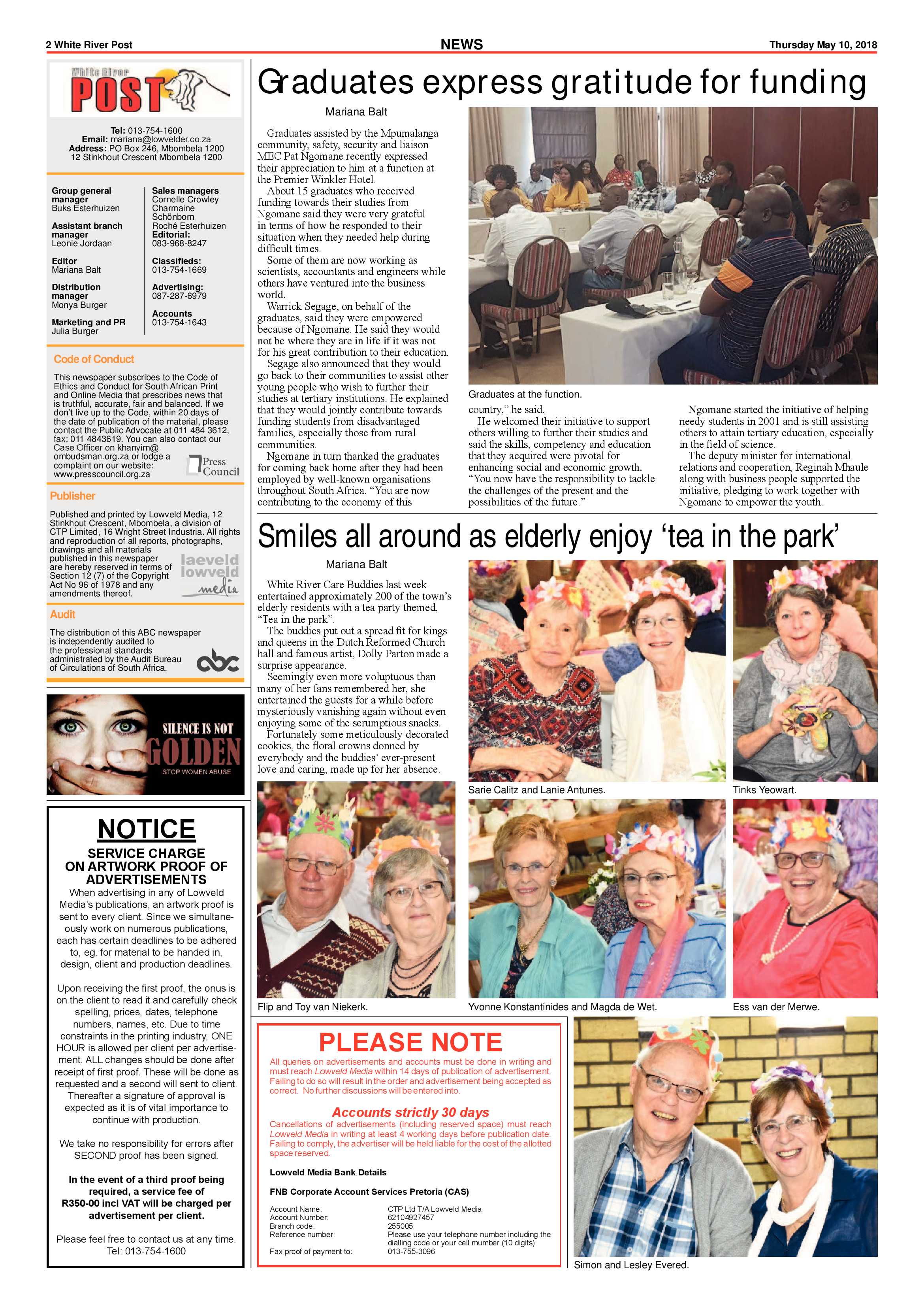 White River Post 10 May 2018 page 2