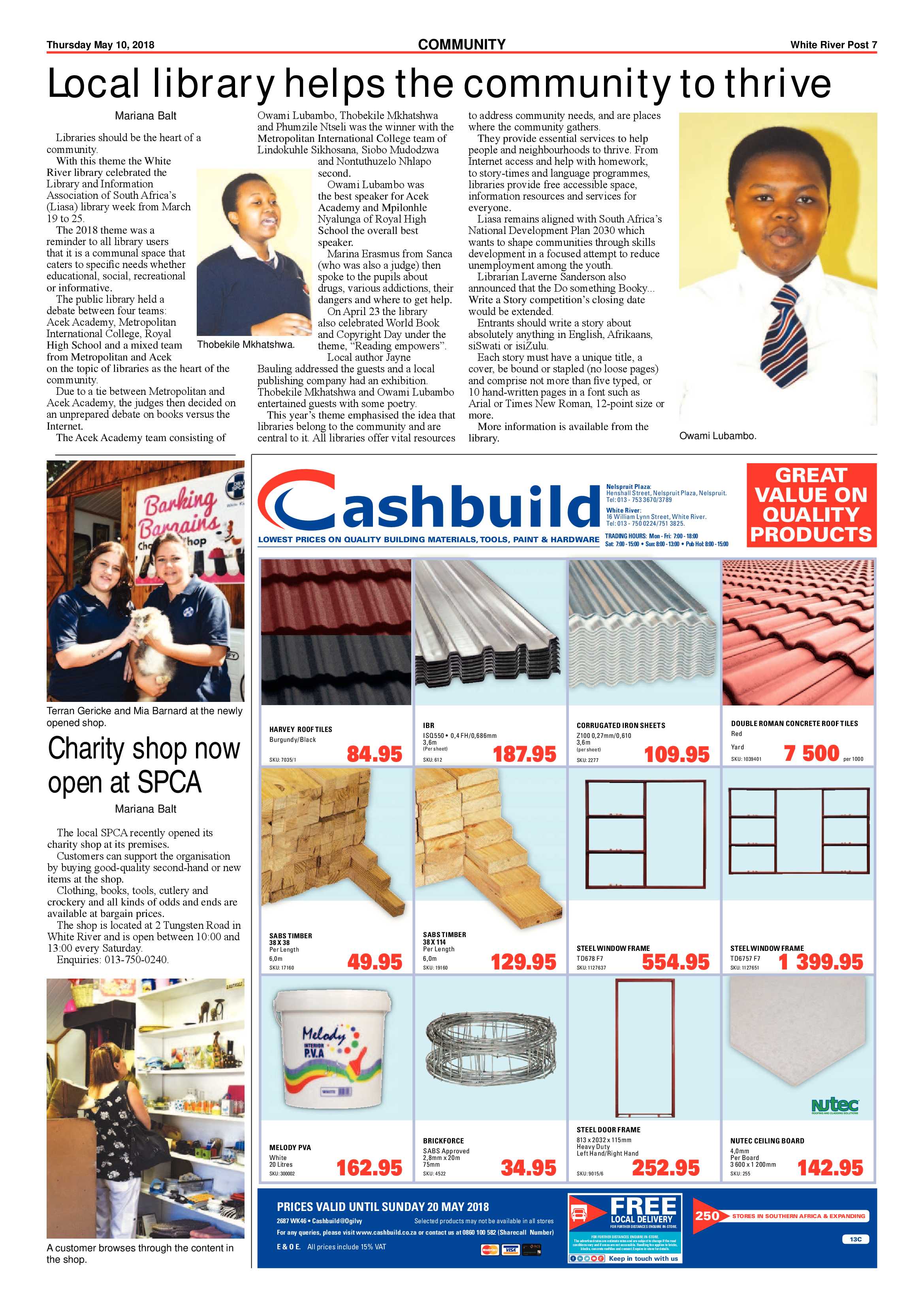 White River Post 10 May 2018 page 7