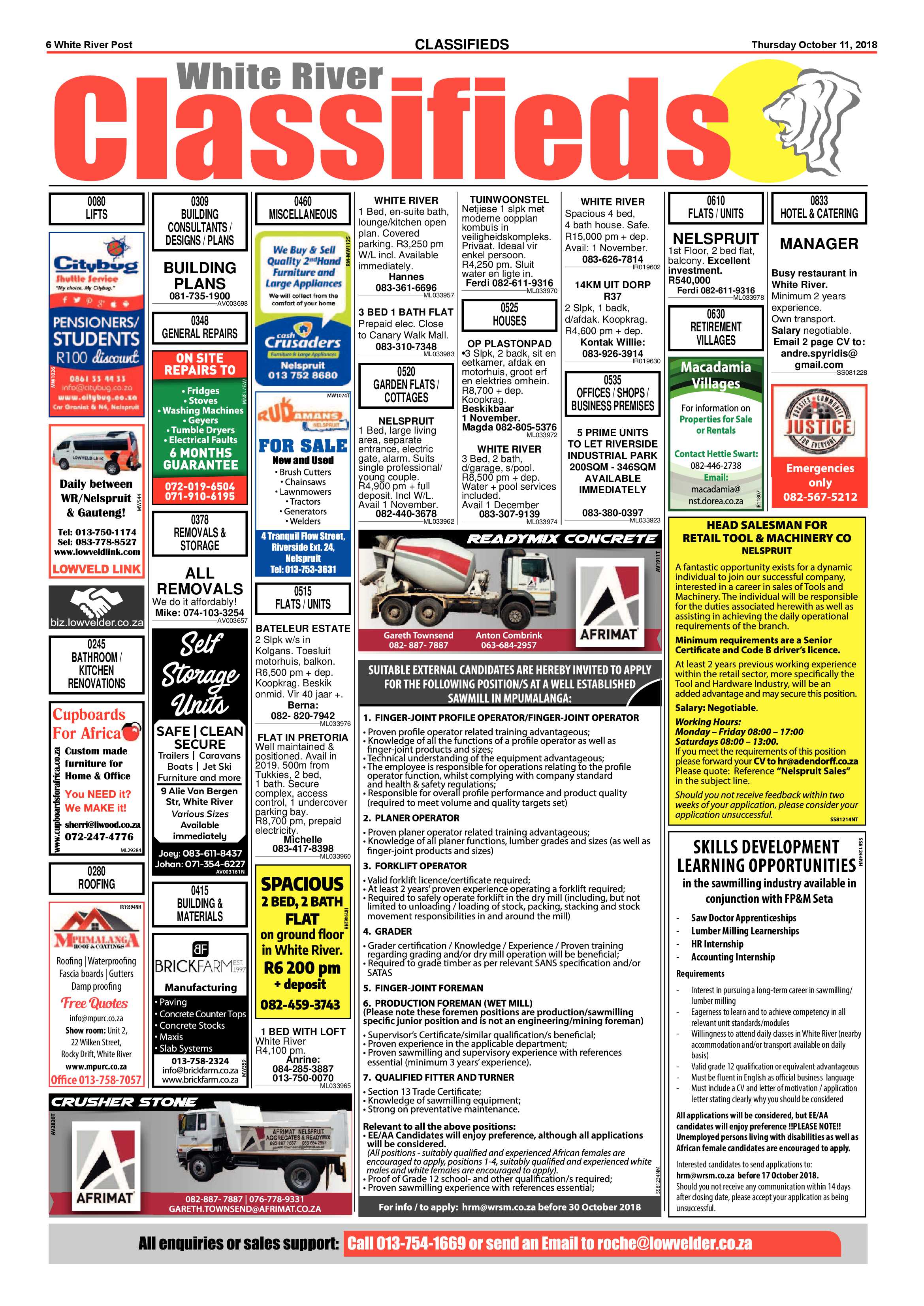White River Post 10 October 2018 page 5