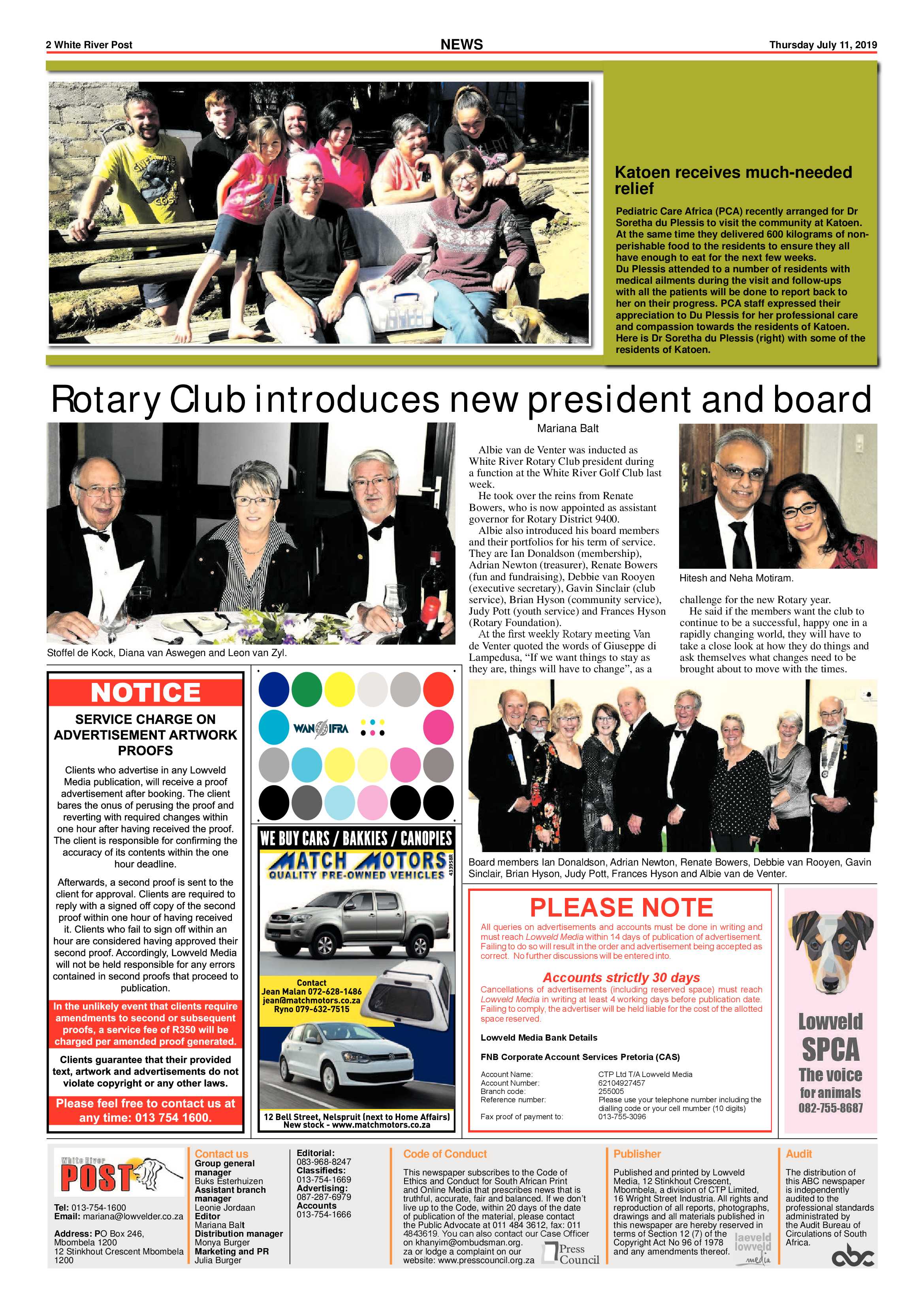 White River Post 11 July 2019 page 2