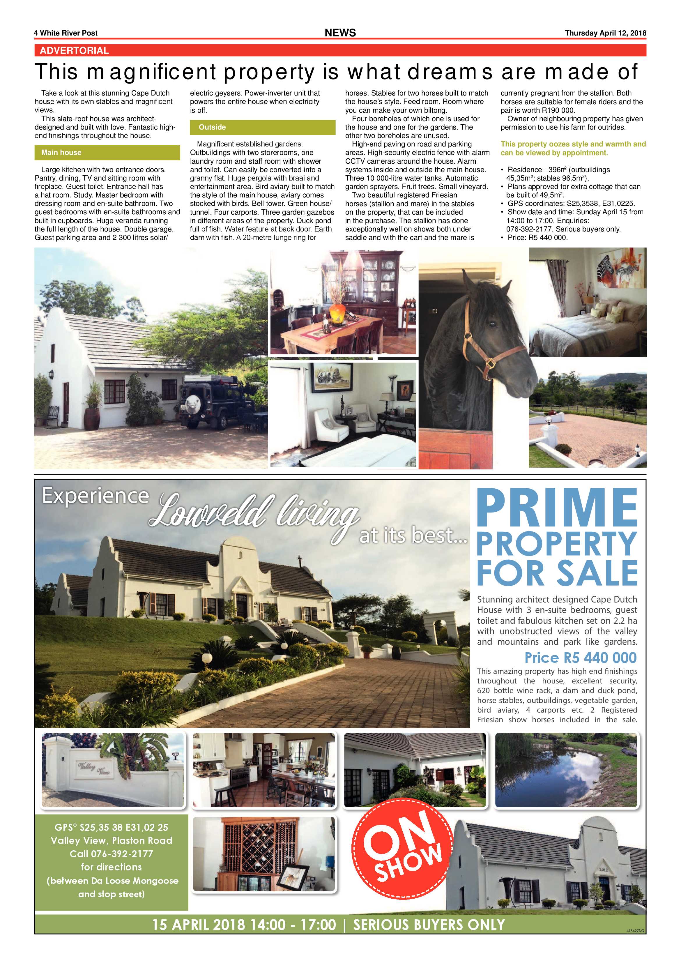 White River Post 12 April 2018 page 4