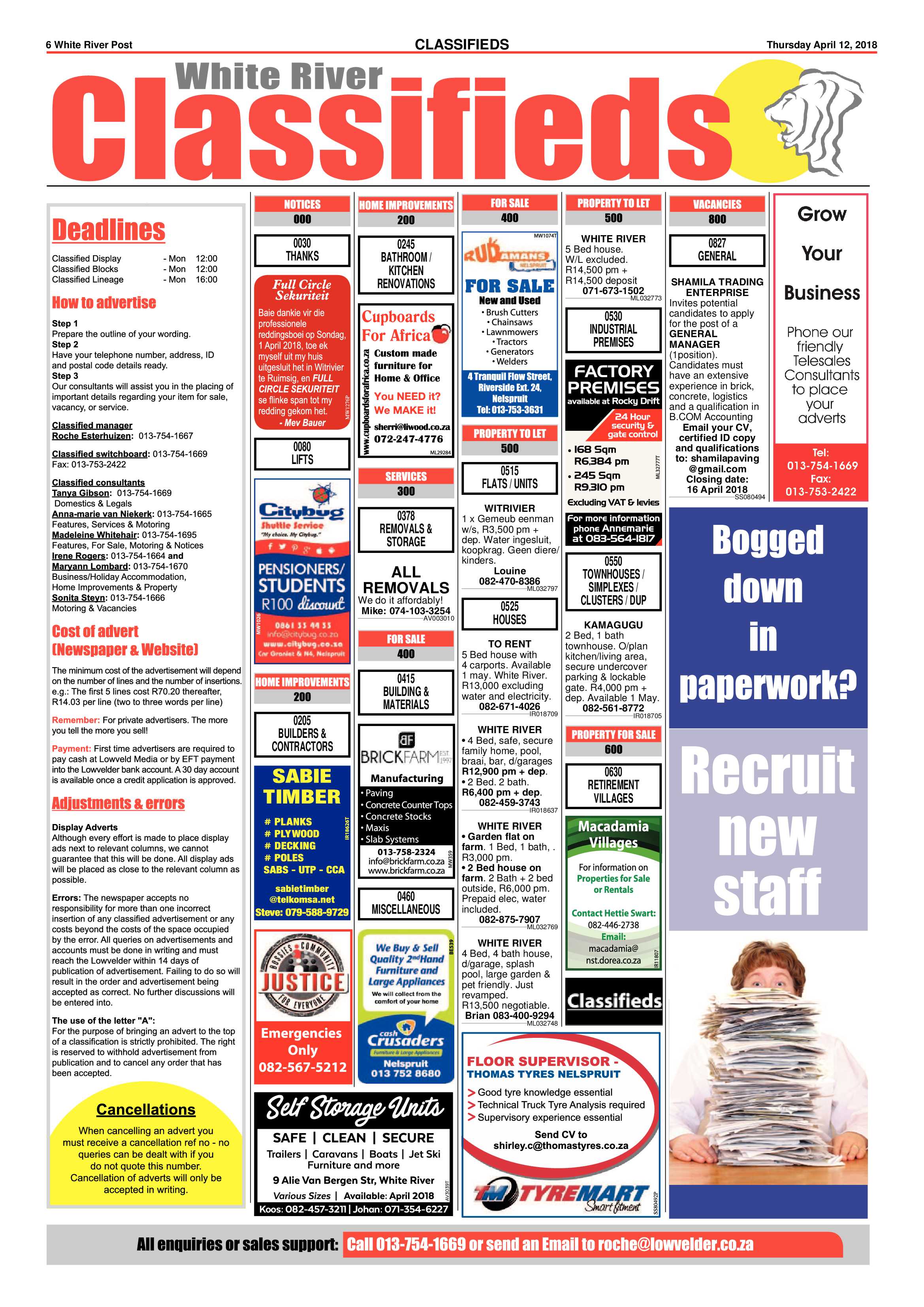 White River Post 12 April 2018 page 6