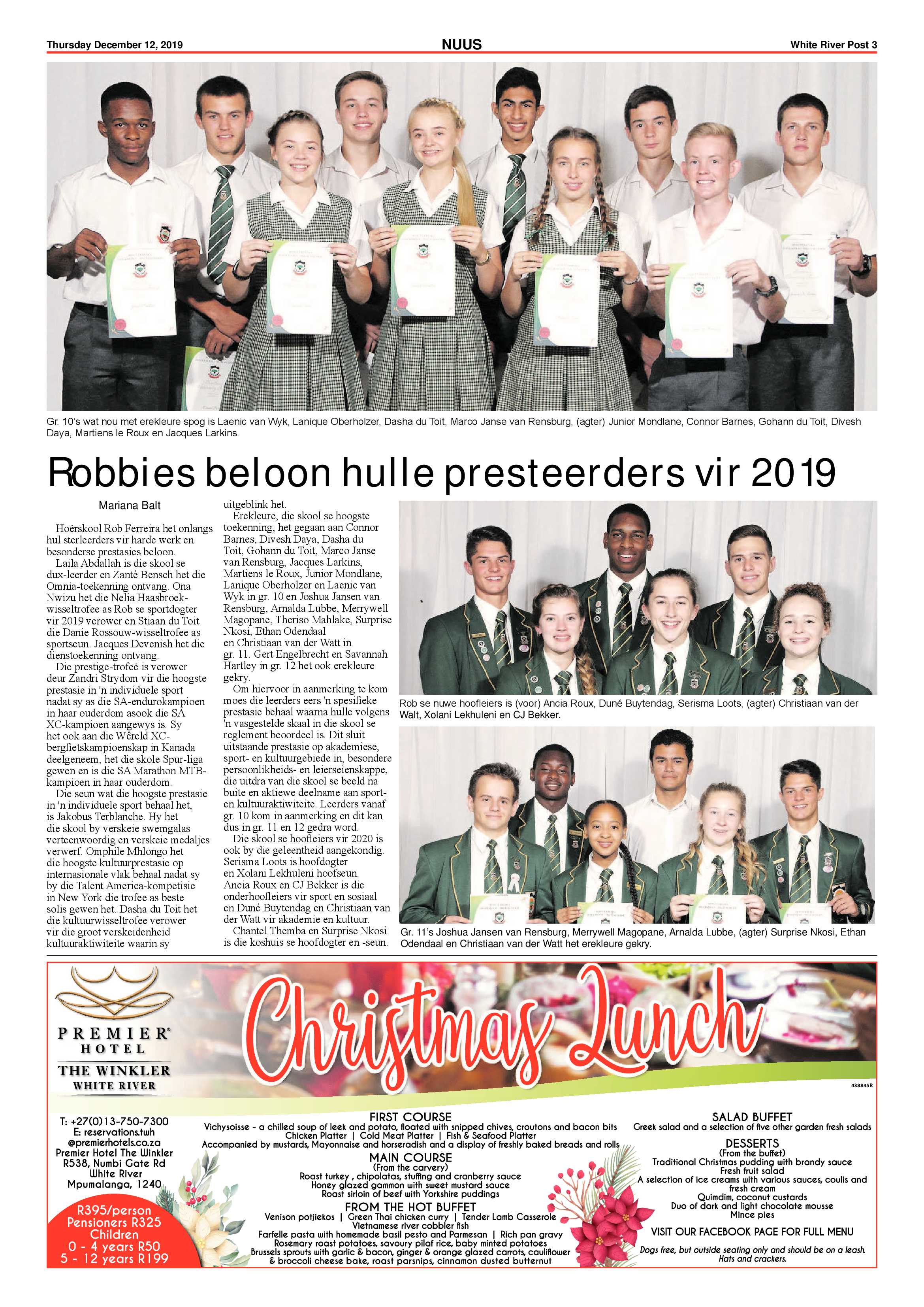 White River Post 12 December 2019 page 3