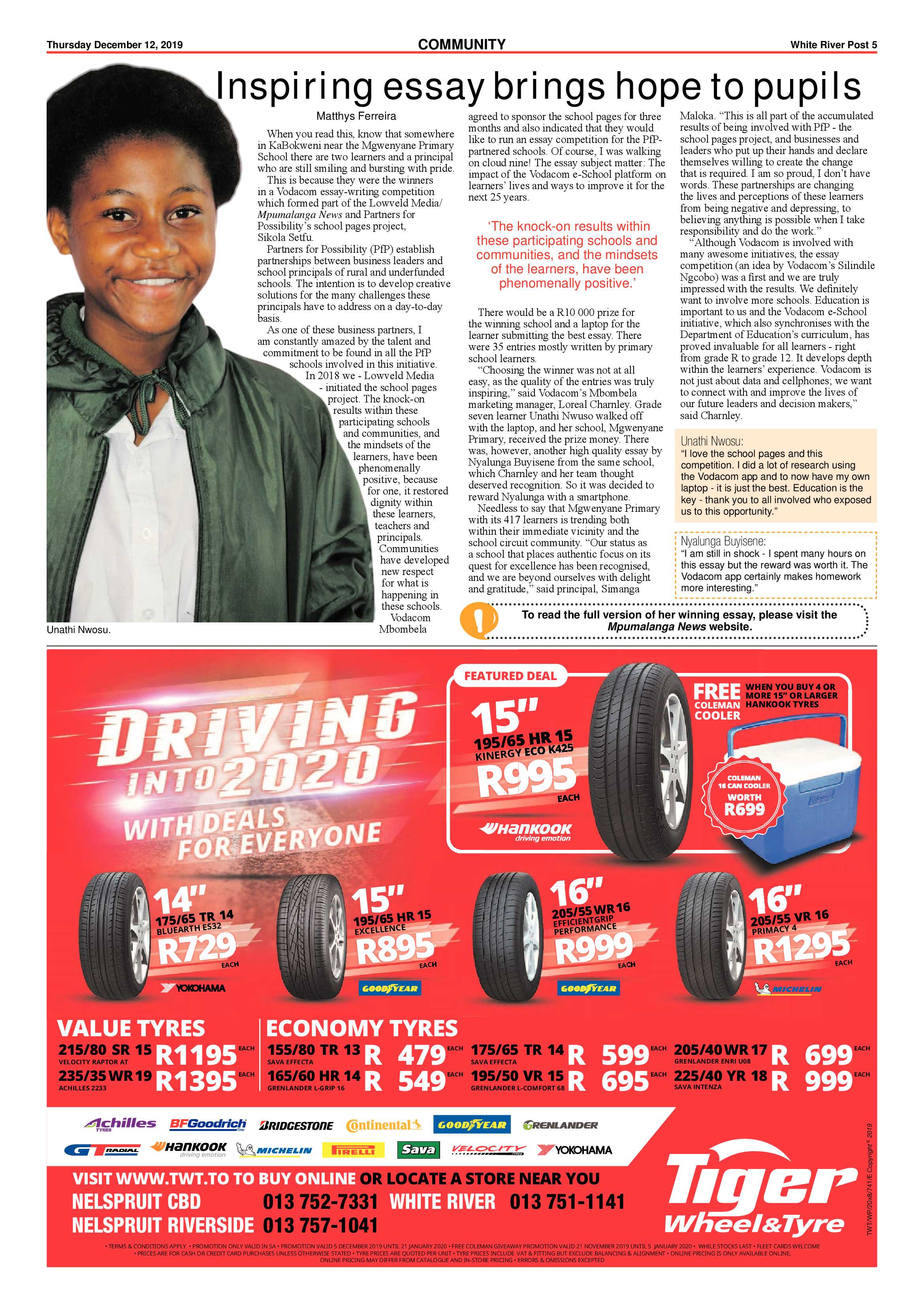 White River Post 12 December 2019 page 5