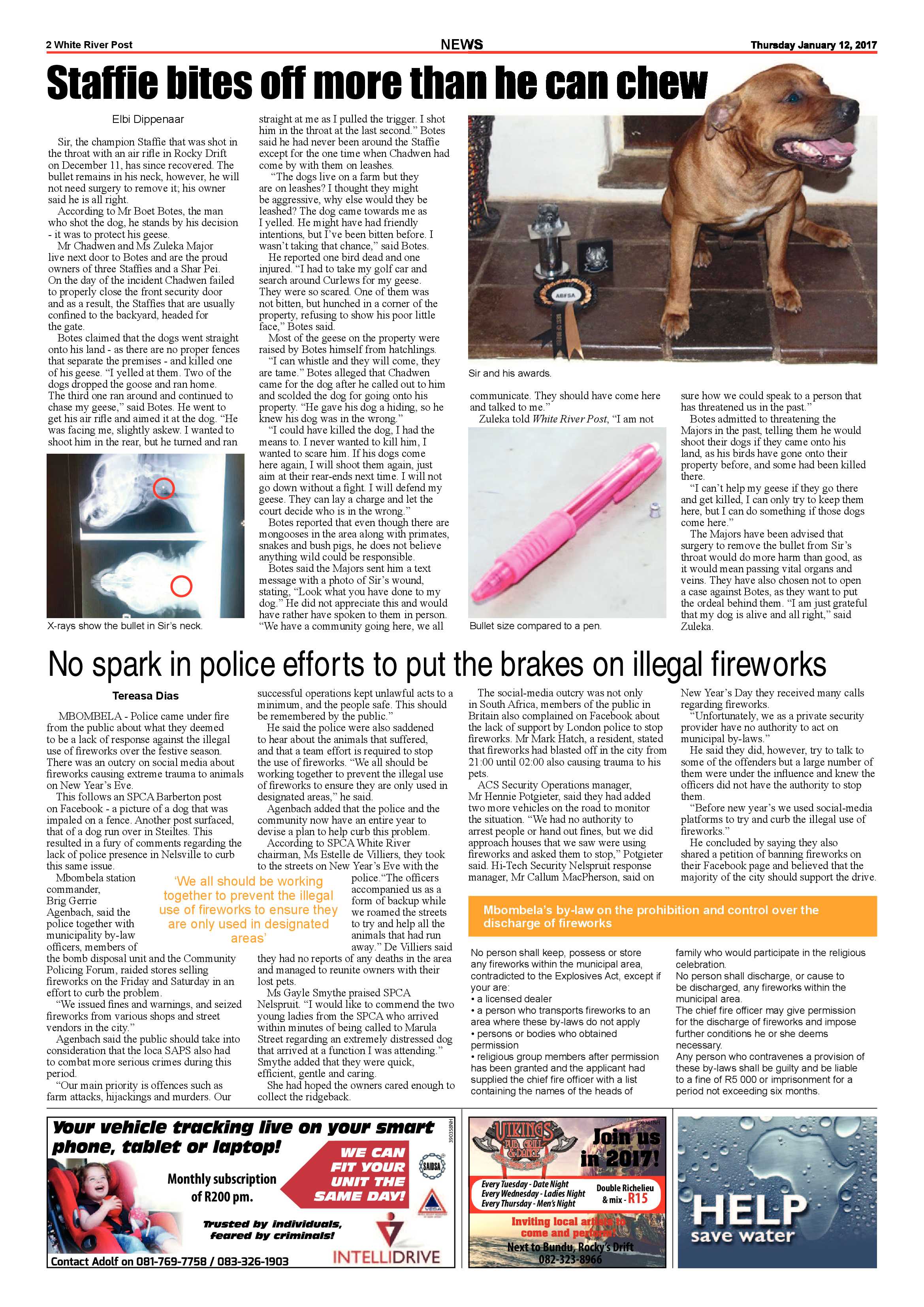 White River Post 12 January 2017 page 2