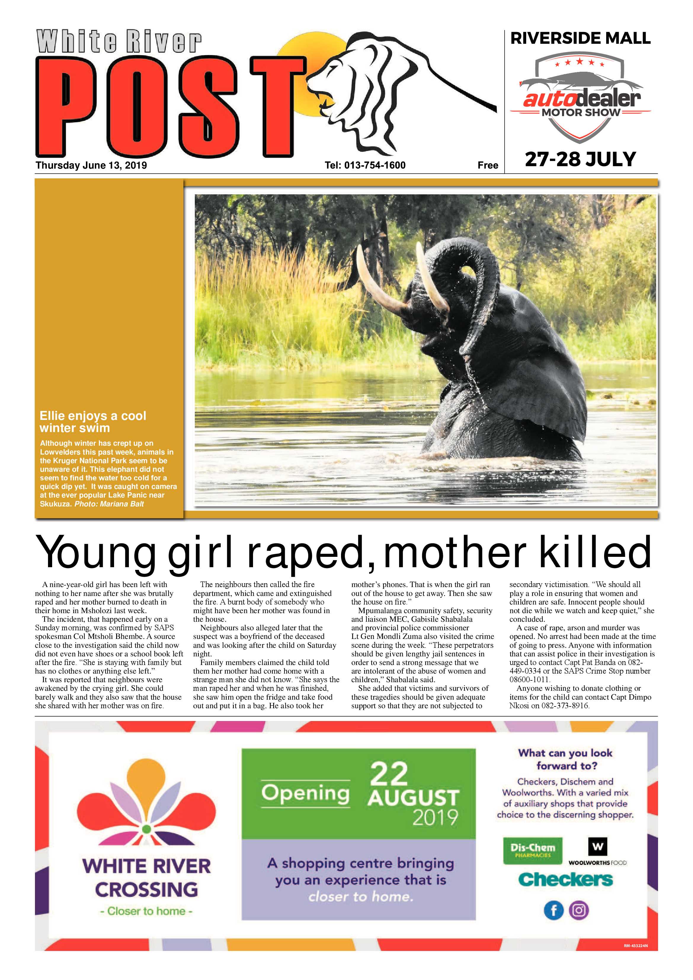 White River Post 13 June 2019 page 1