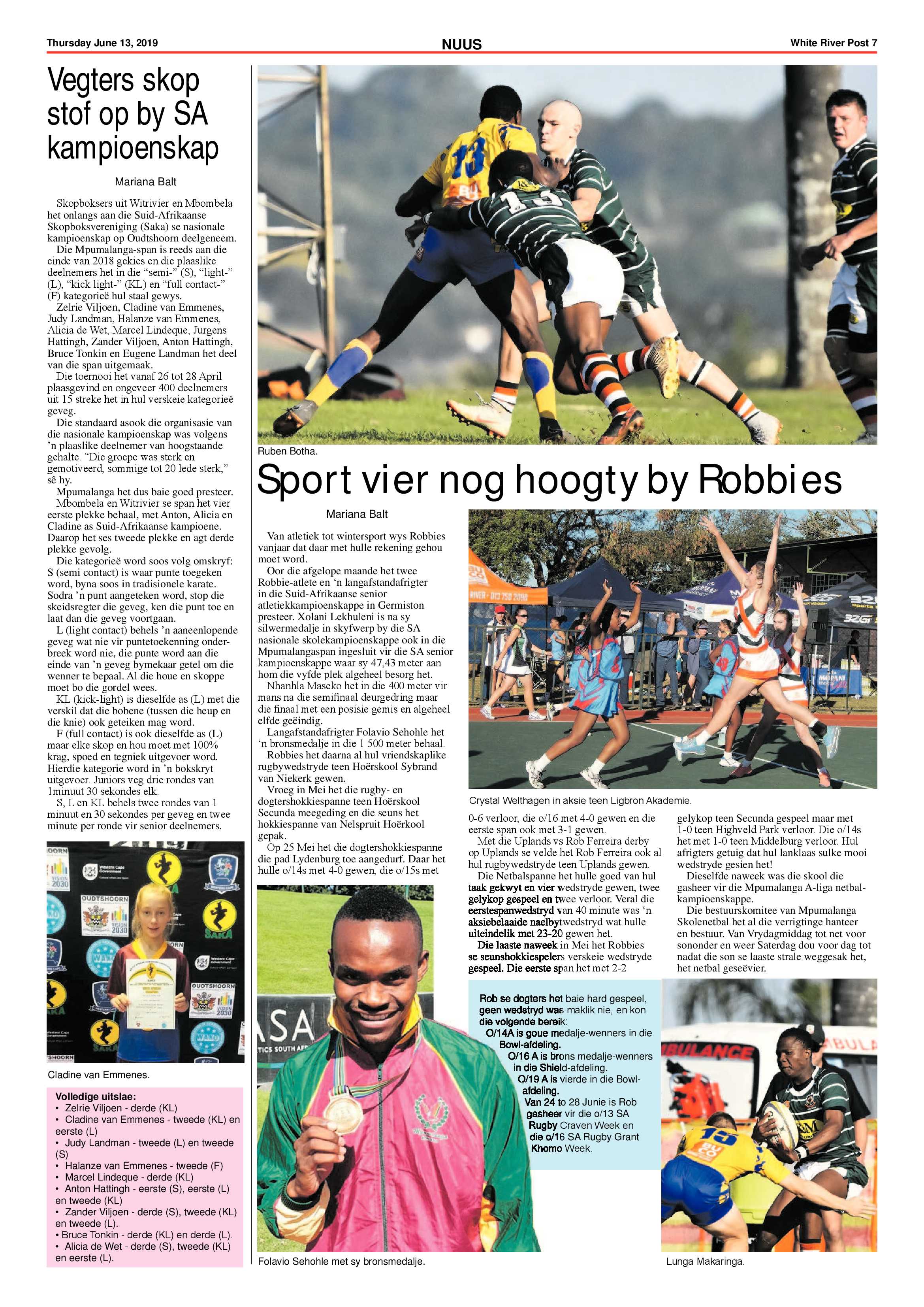 White River Post 13 June 2019 page 7