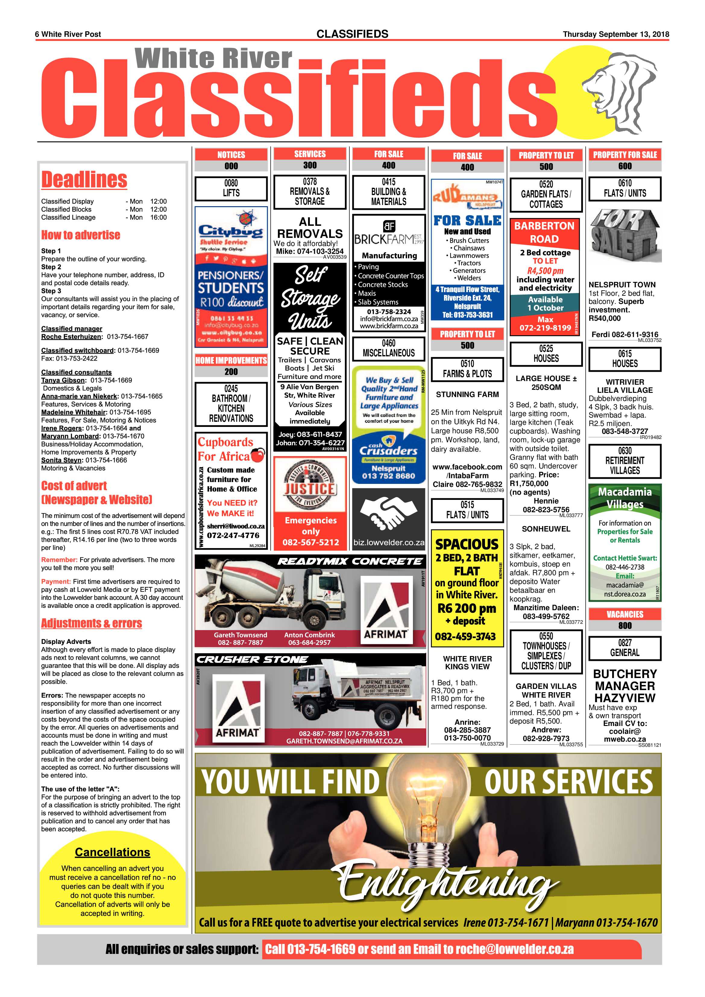 White River Post 13 September 2018 page 6