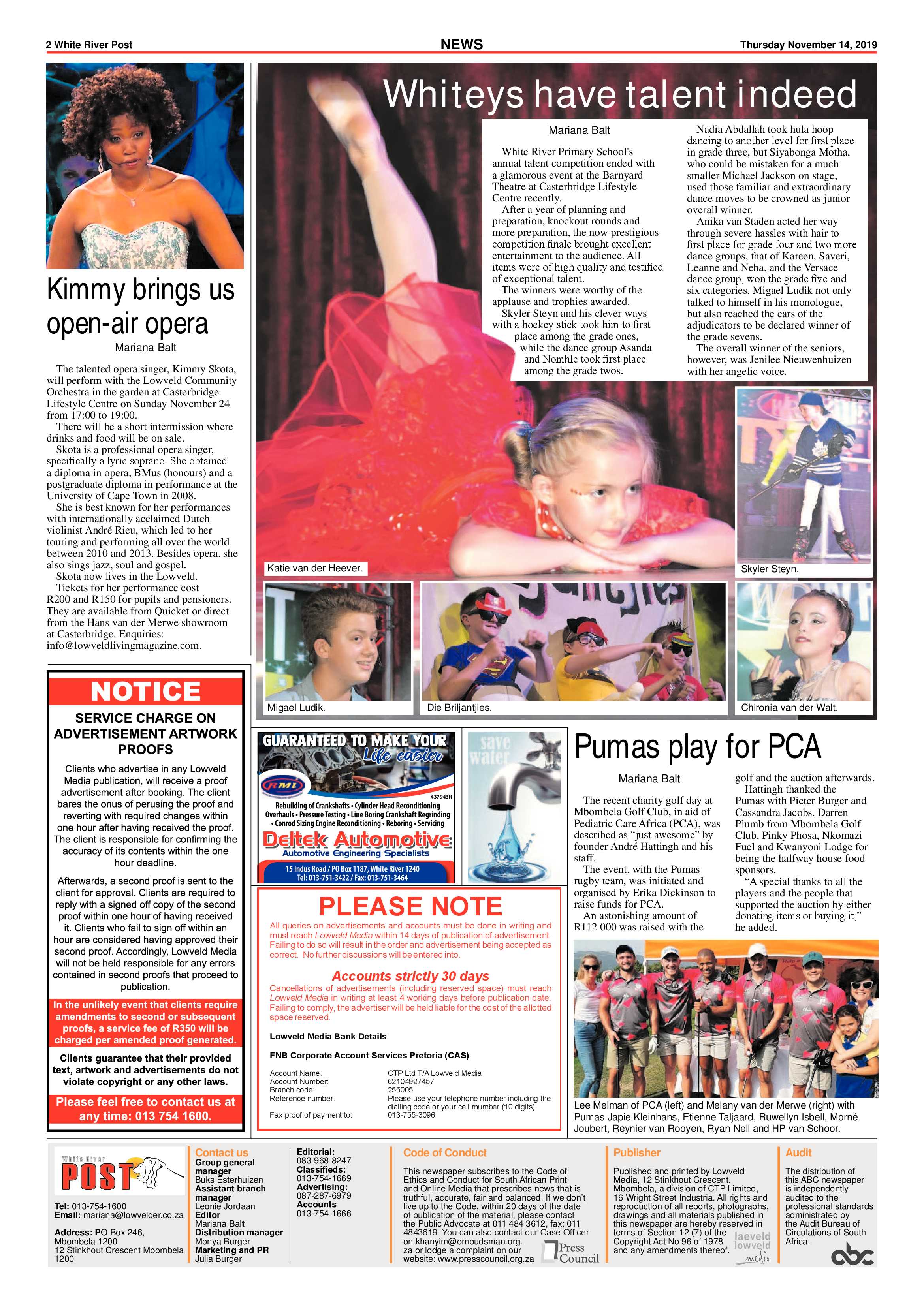 White River Post 14 November 2019 page 2