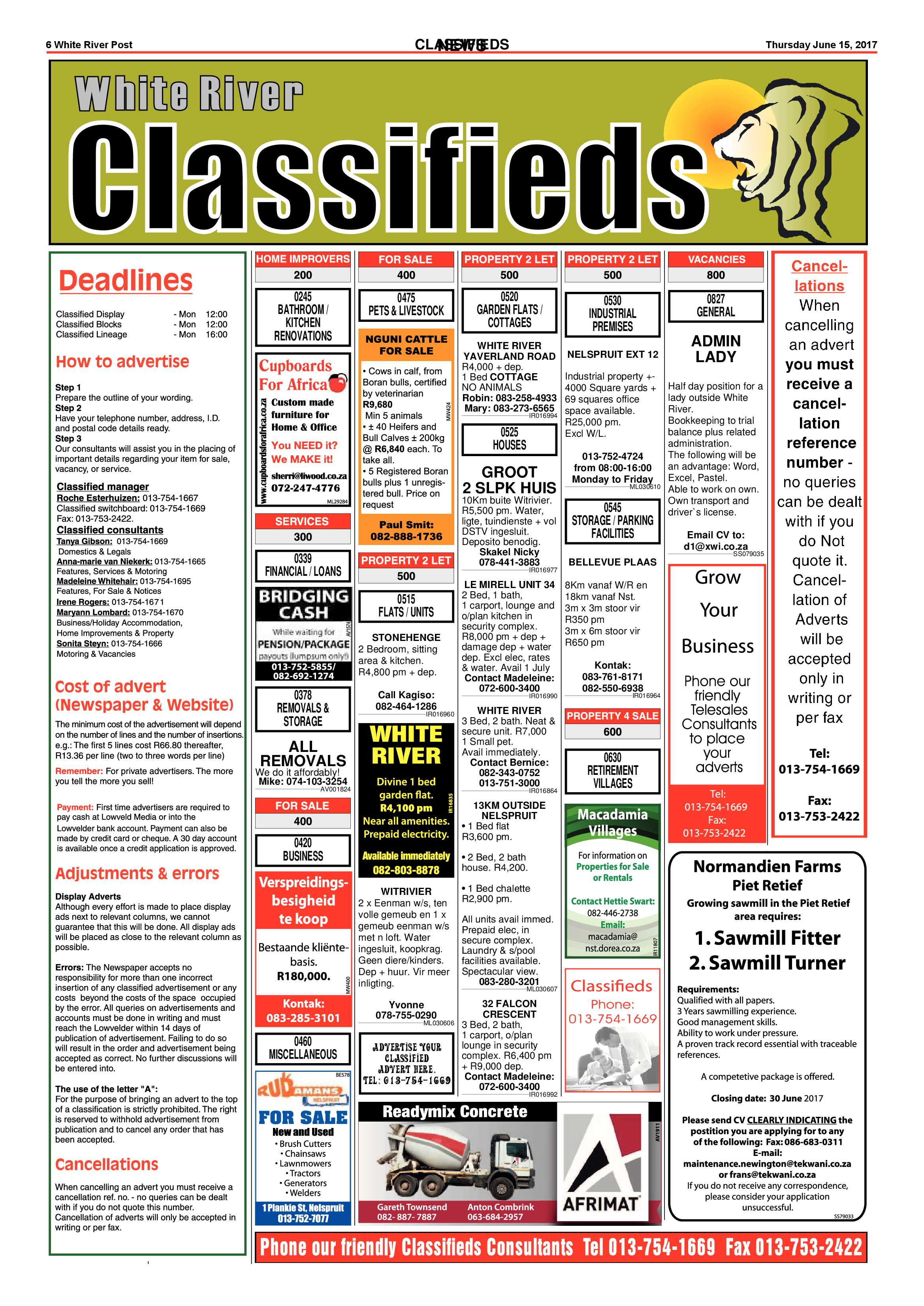 White River Post 15 June 2017 page 6