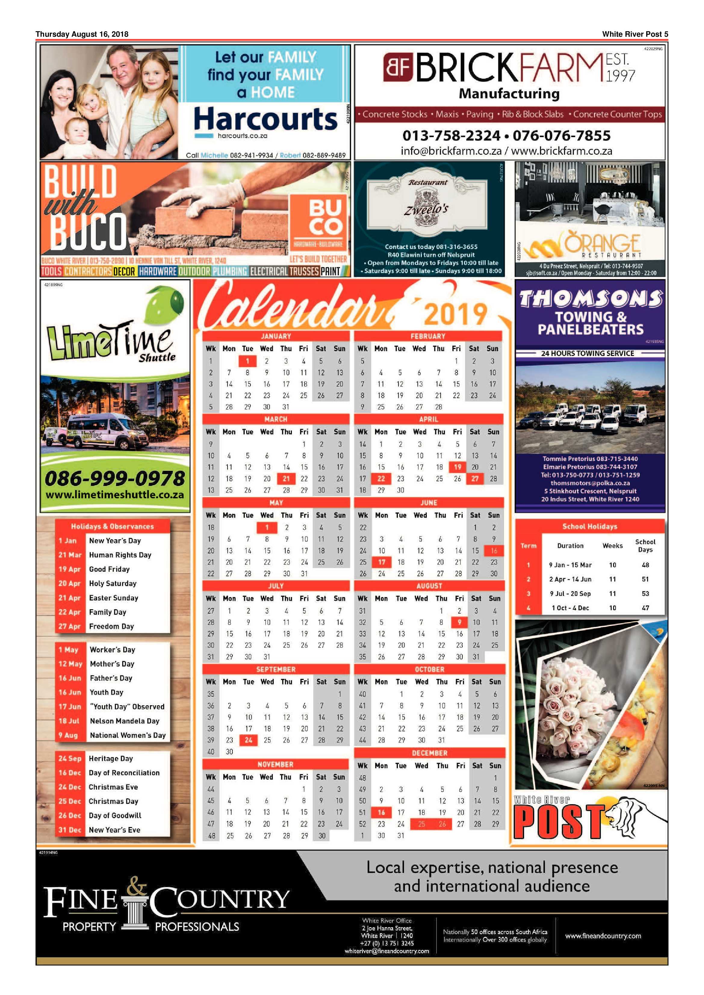 White River Post 16 August 2018 page 5