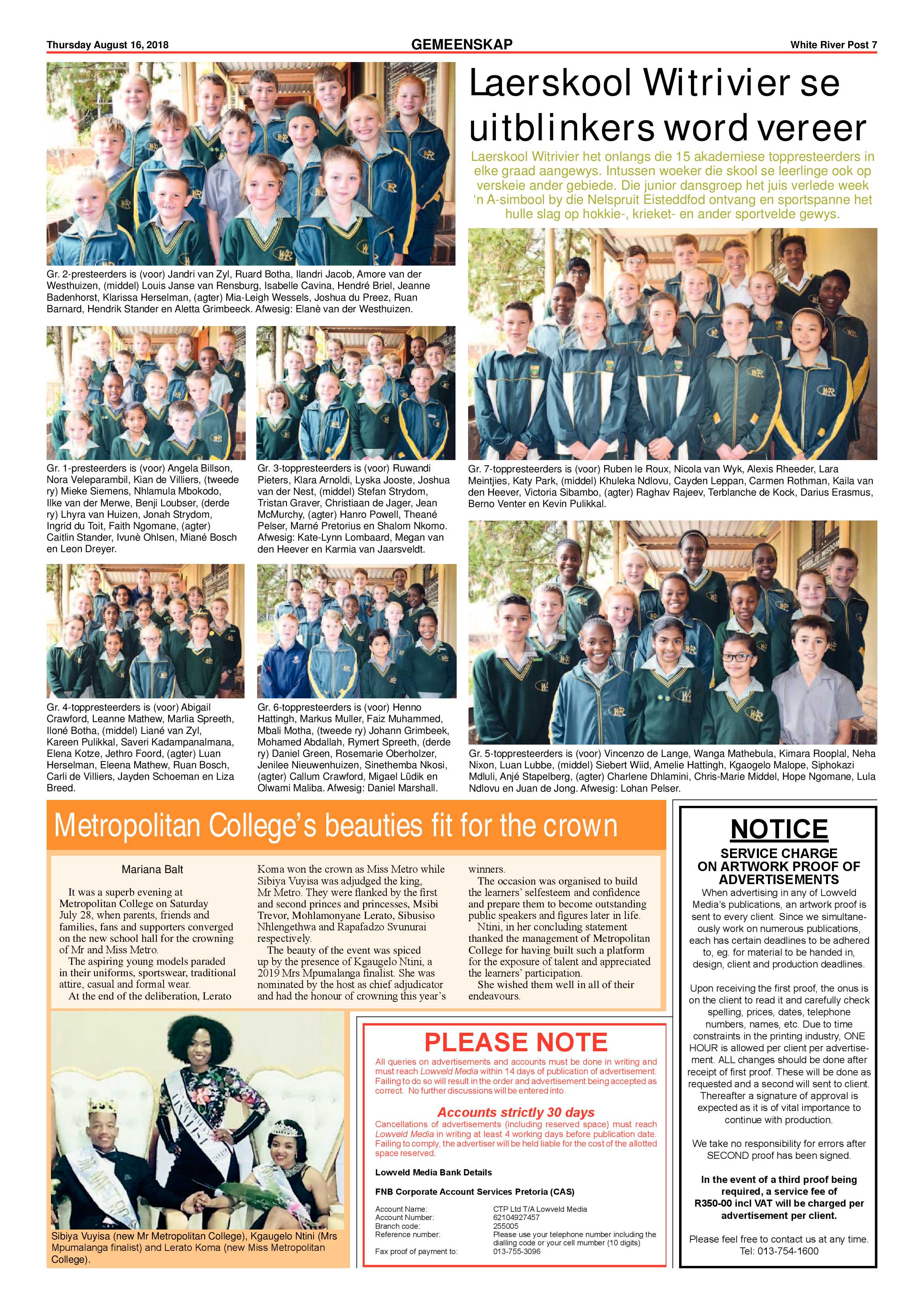 White River Post 16 August 2018 page 7