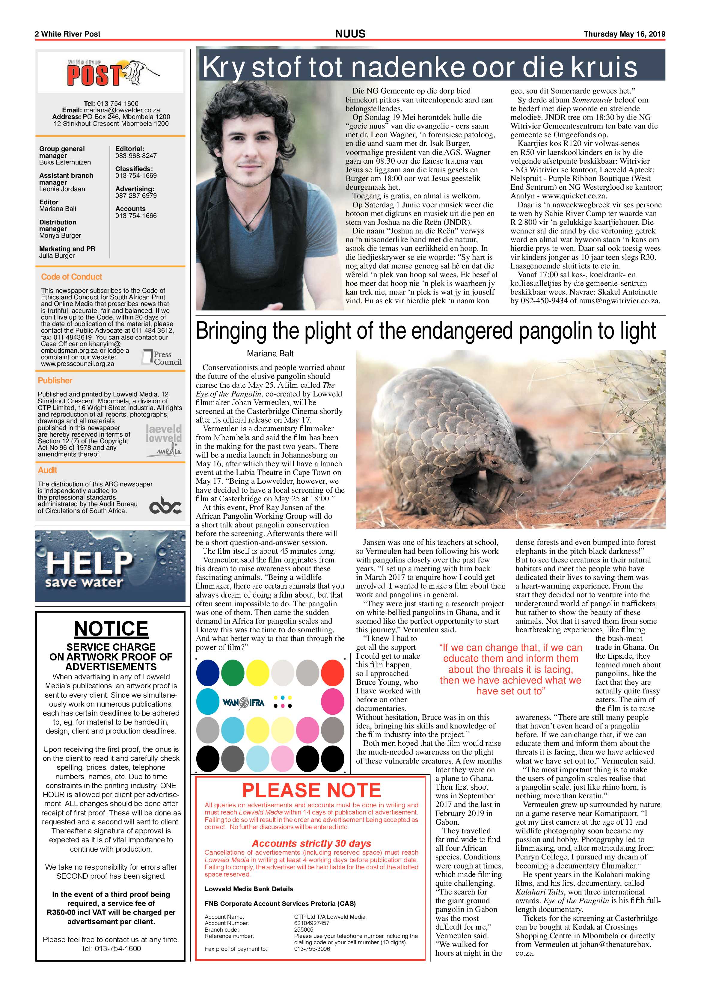 White River Post 16 May 2019 page 2
