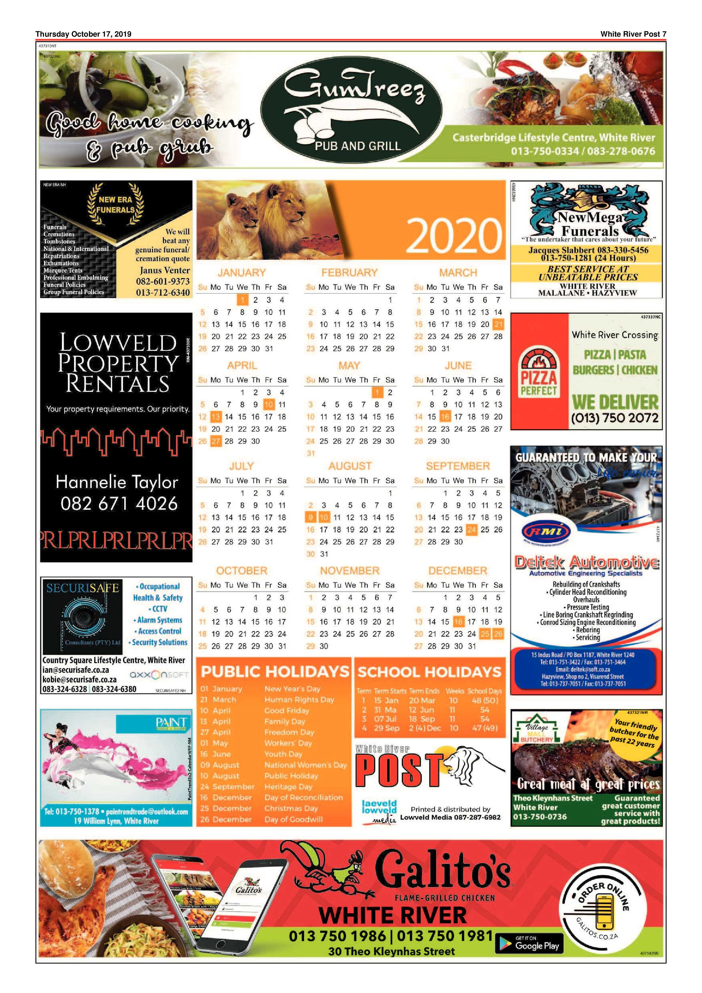 White River Post 17 October 2019 page 7