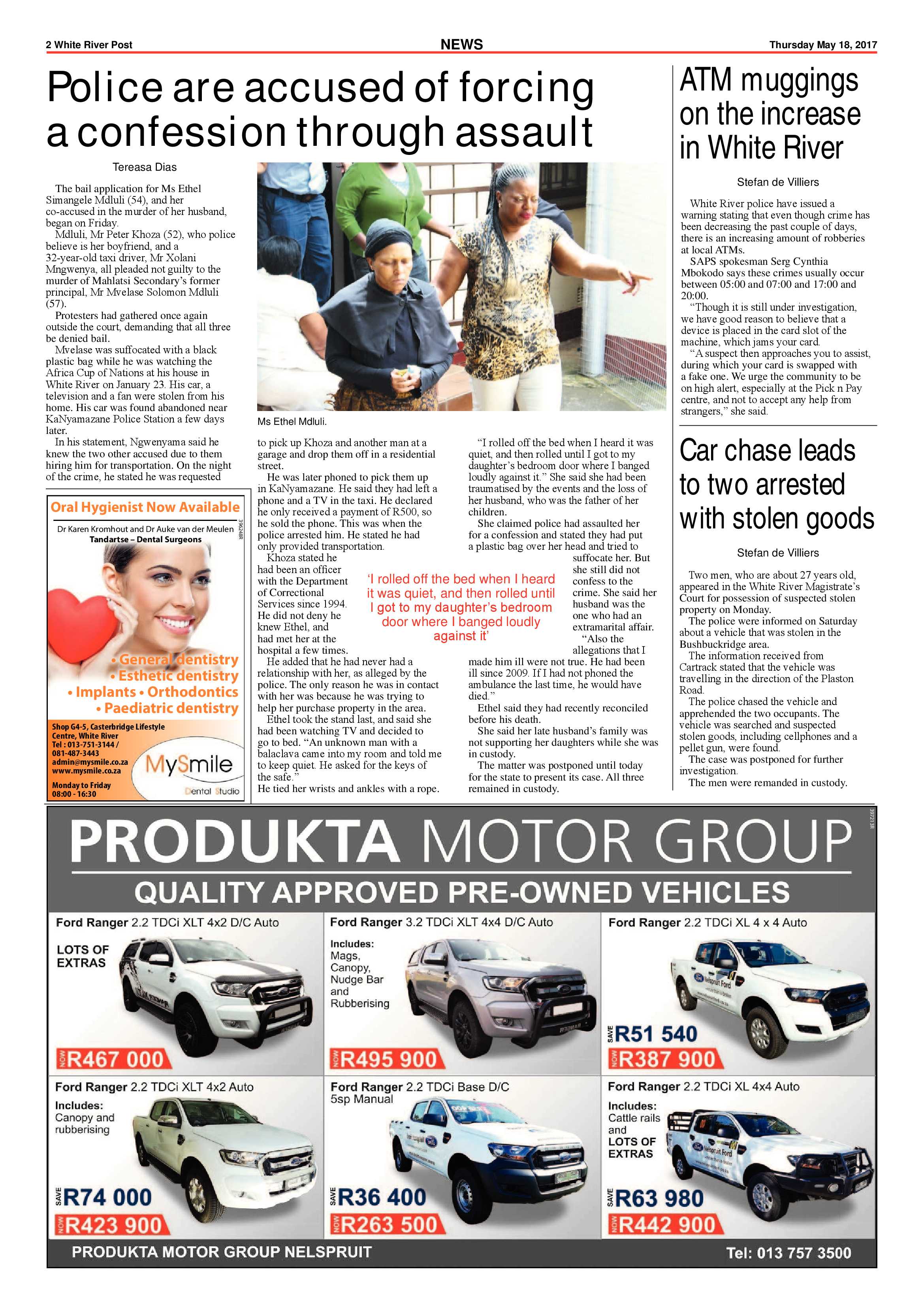 White River Post 18 May 2017 page 2