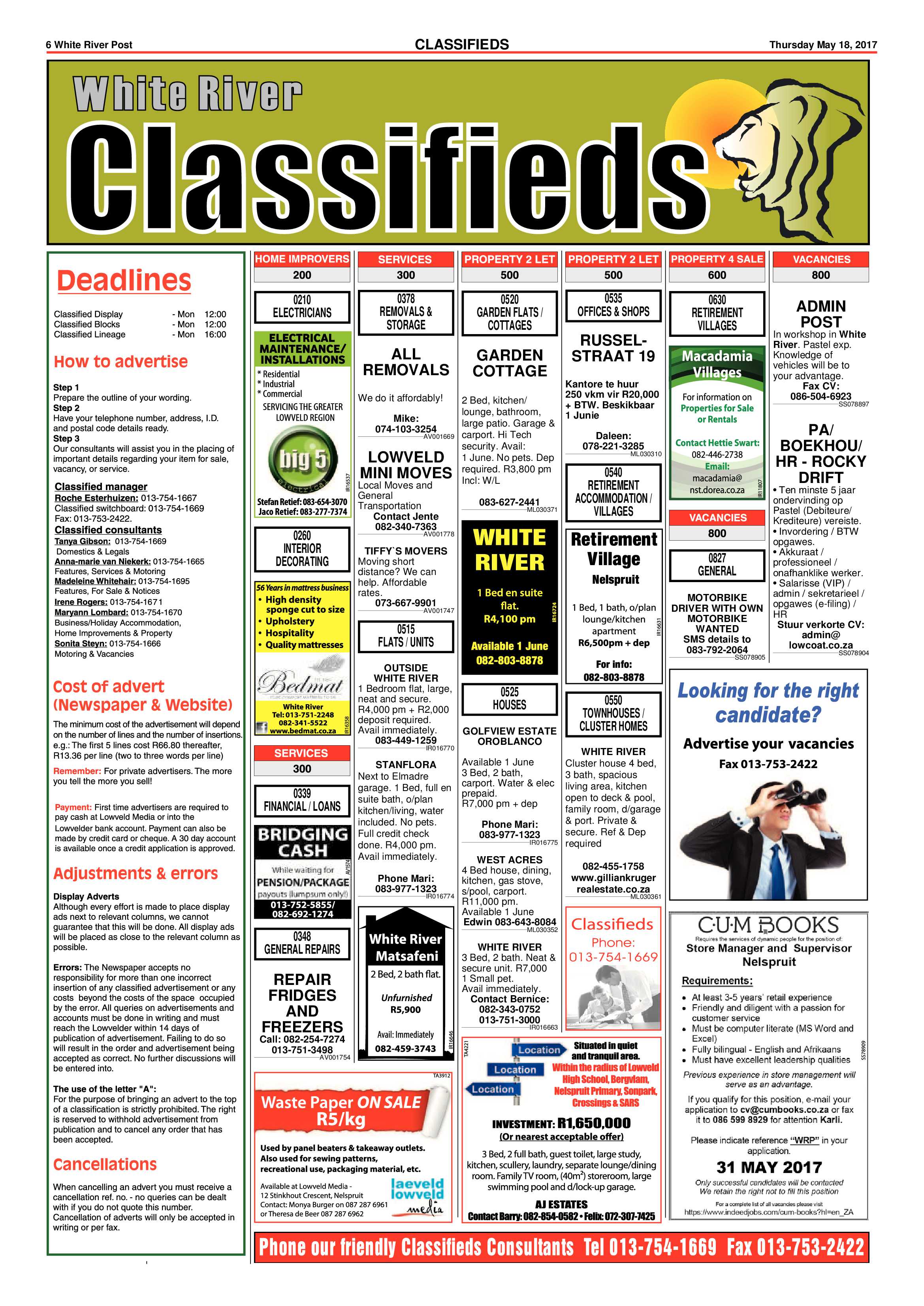 White River Post 18 May 2017 page 6