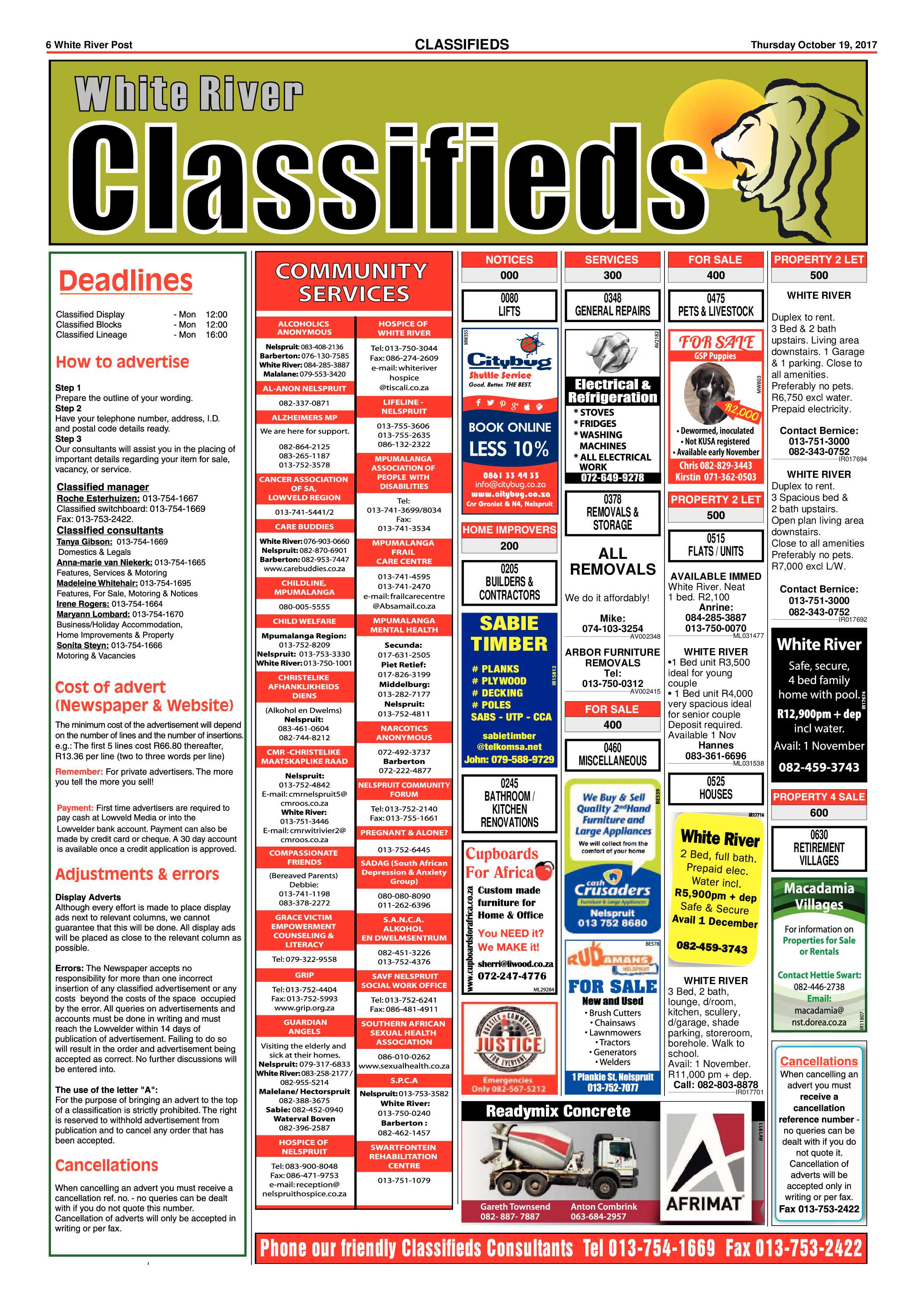 White River Post 19 October 2017 page 6