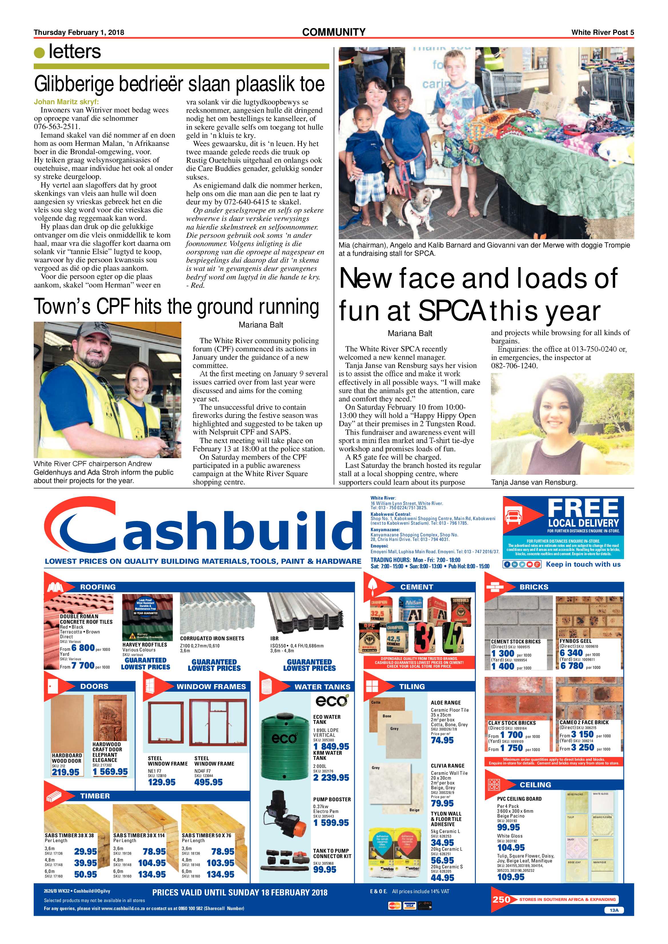 White River Post 1 February 2018 page 5