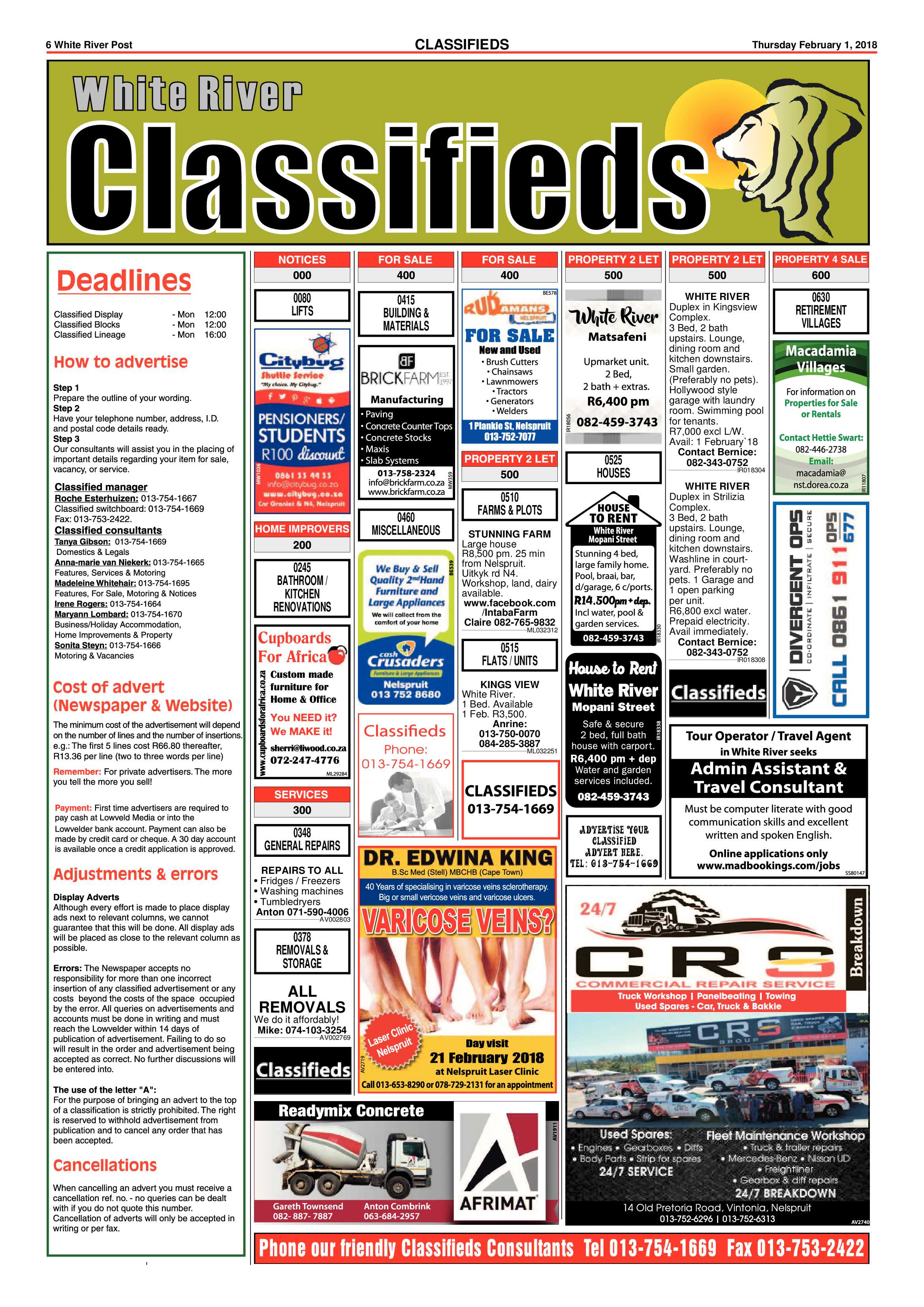 White River Post 1 February 2018 page 6