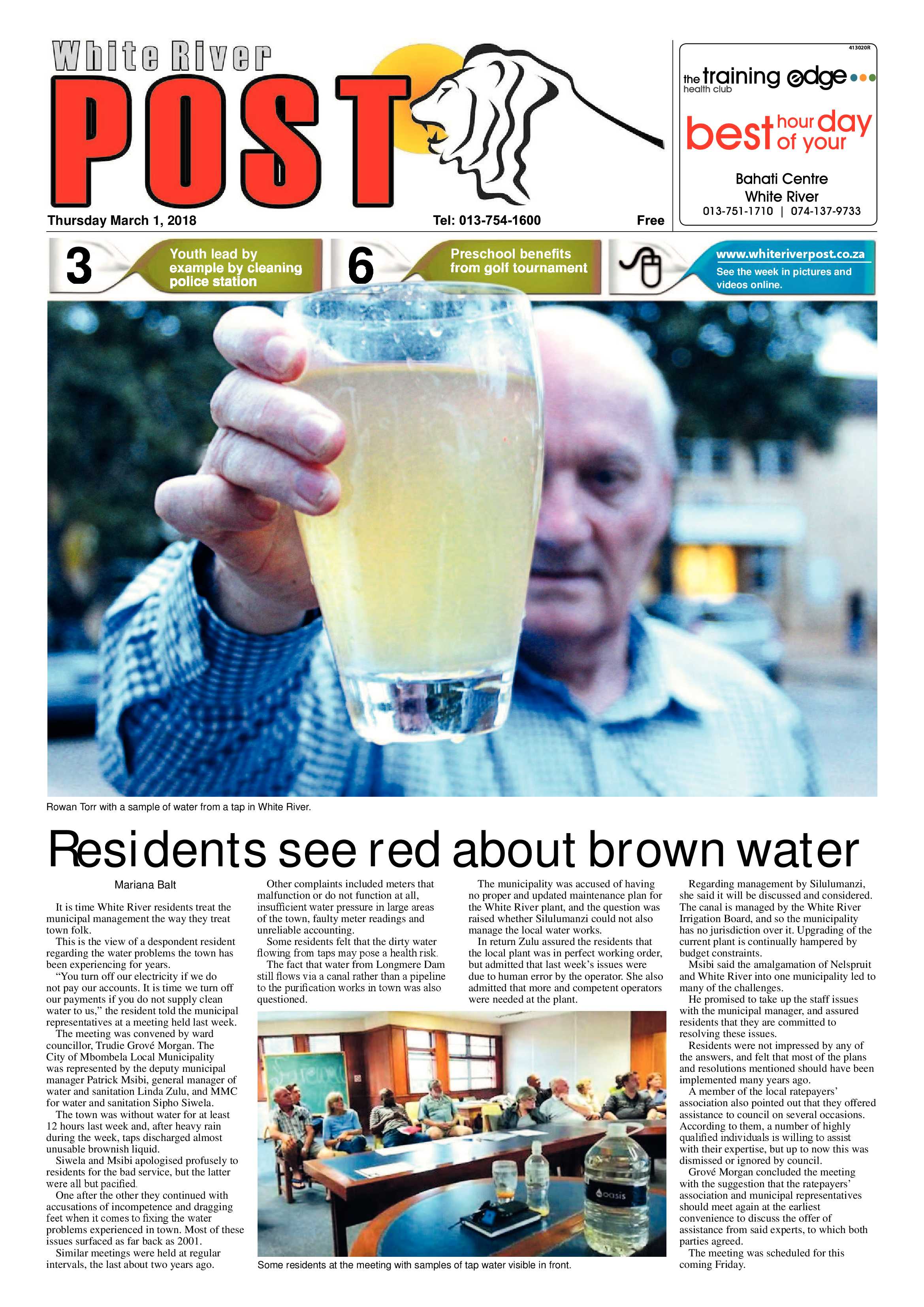 White River Post 1 March 2018 page 1