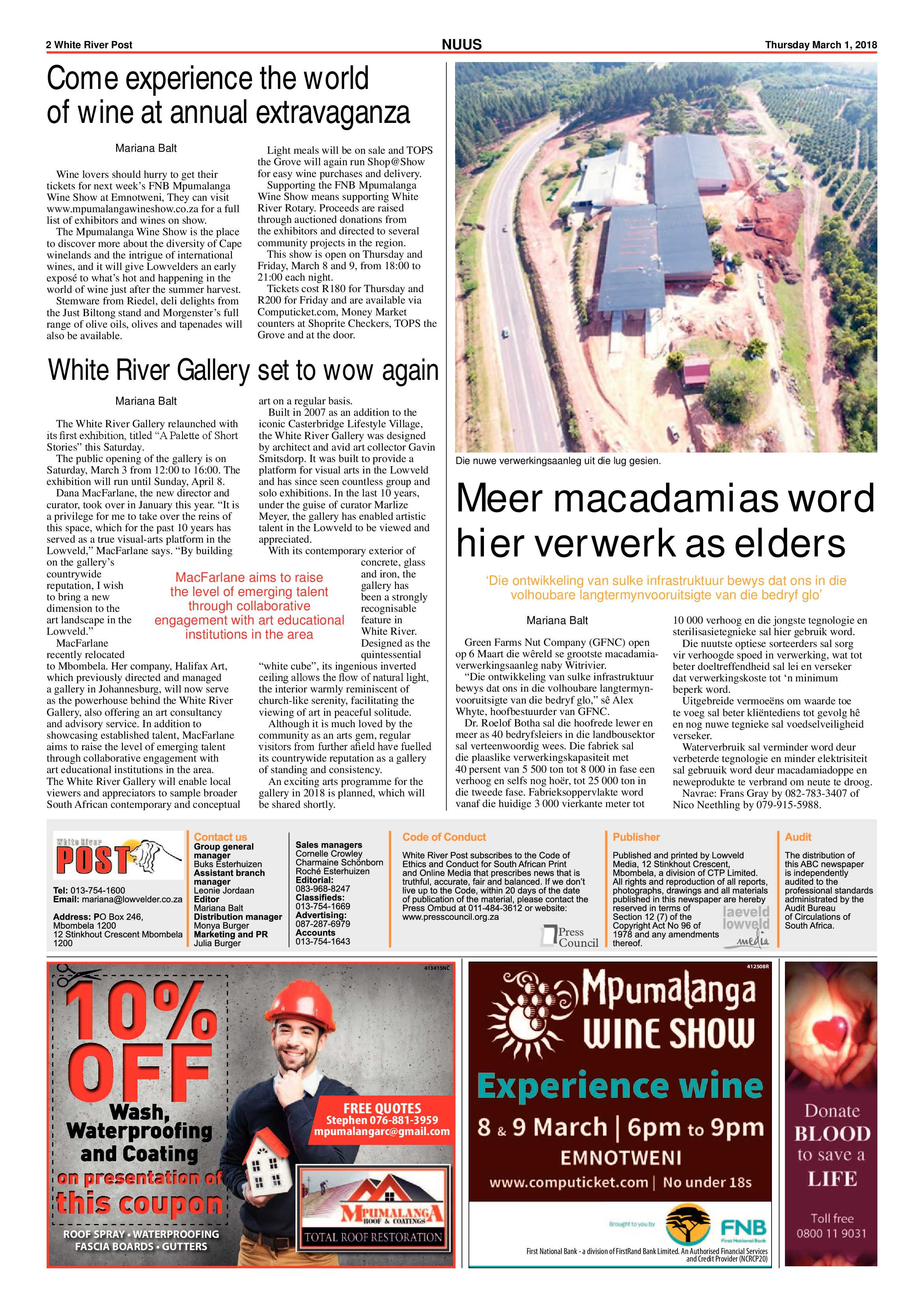 White River Post 1 March 2018 page 2