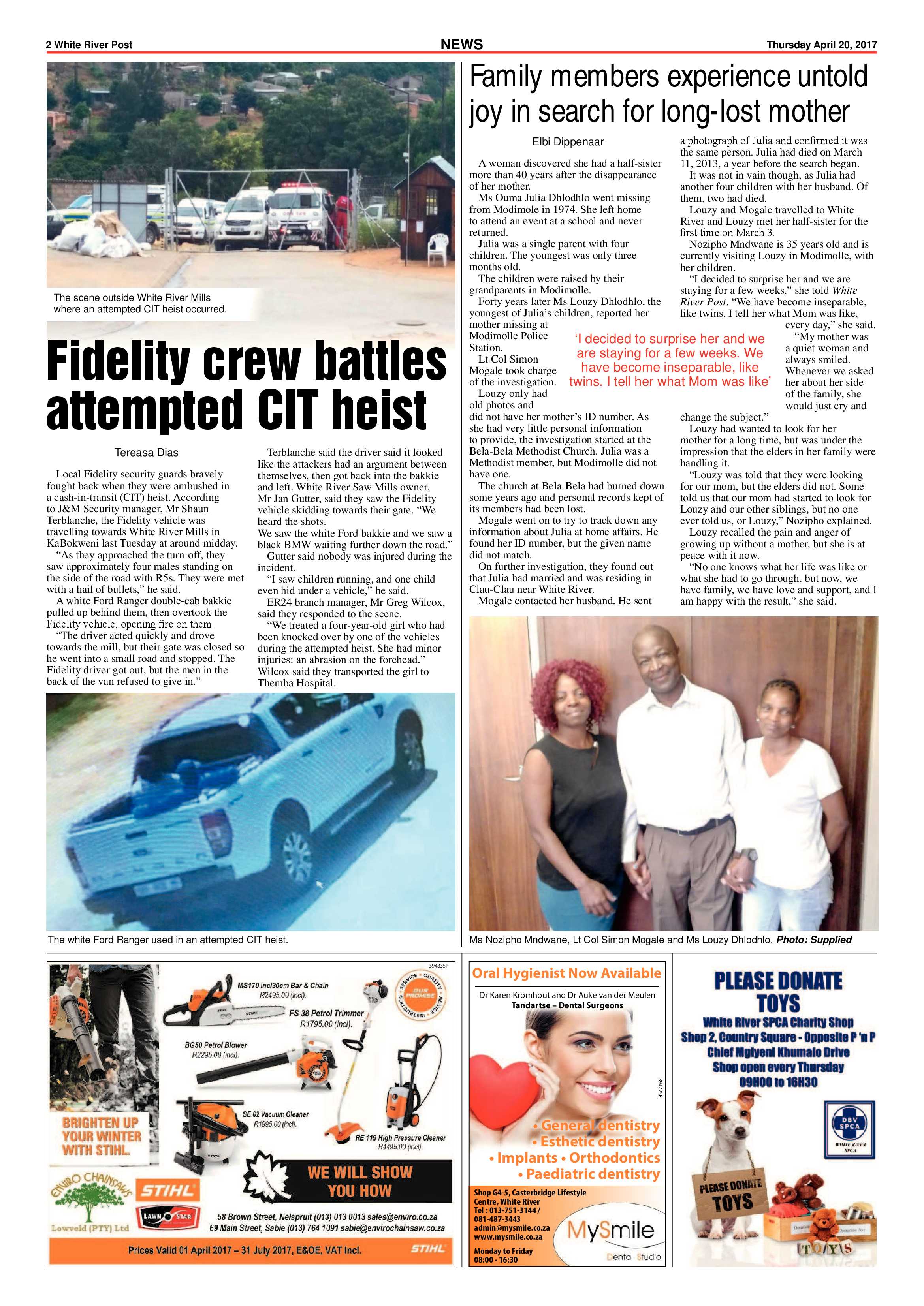 White River Post 20 April 2017 page 2