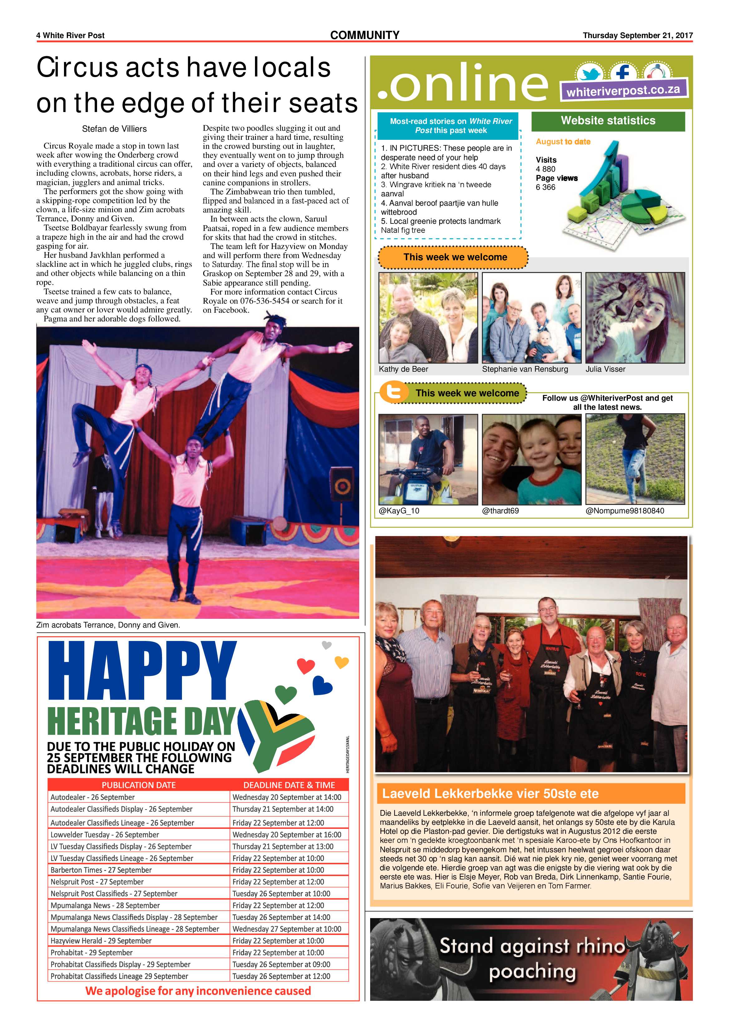 White River Post 21 September 2017 page 4