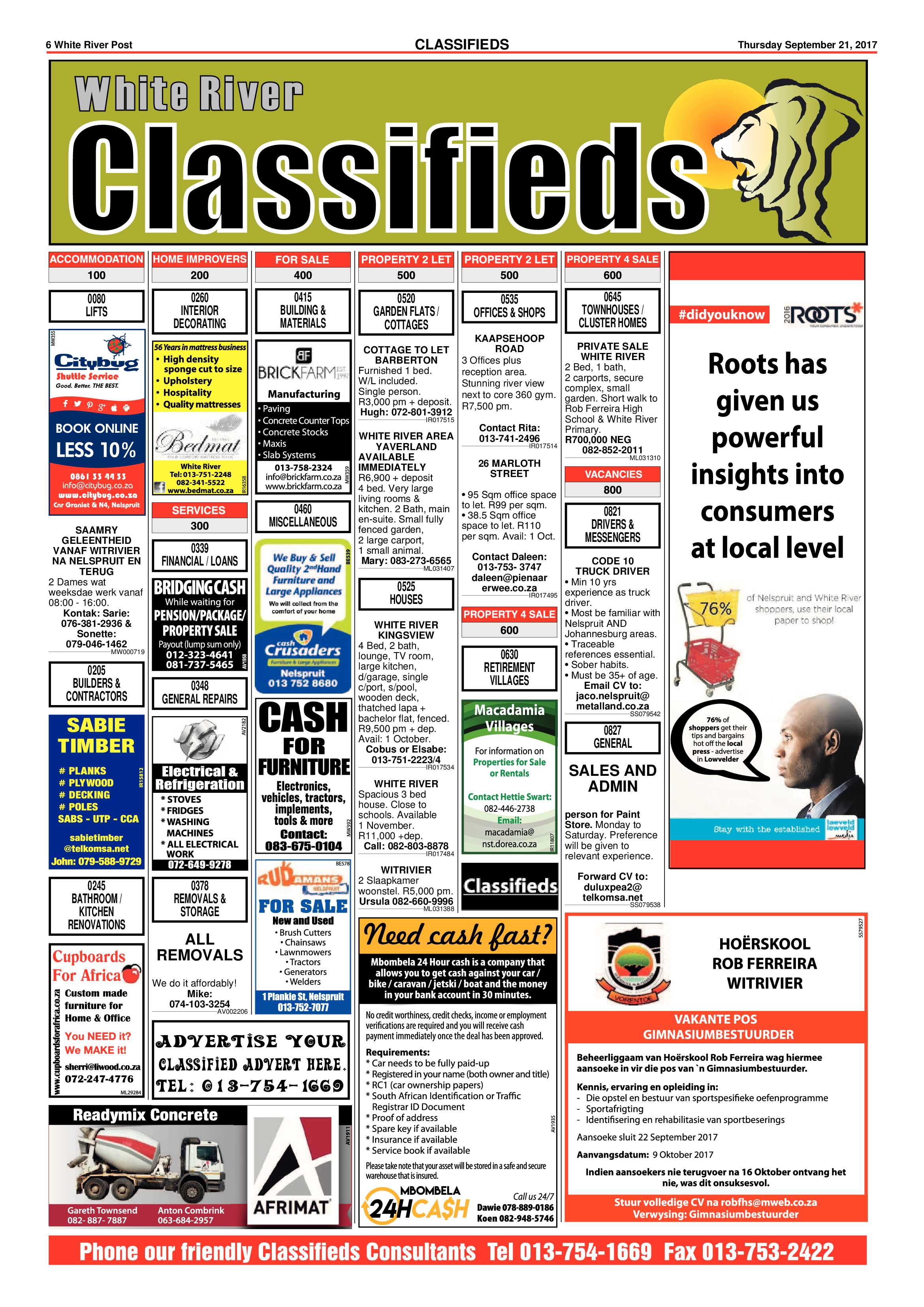 White River Post 21 September 2017 page 6