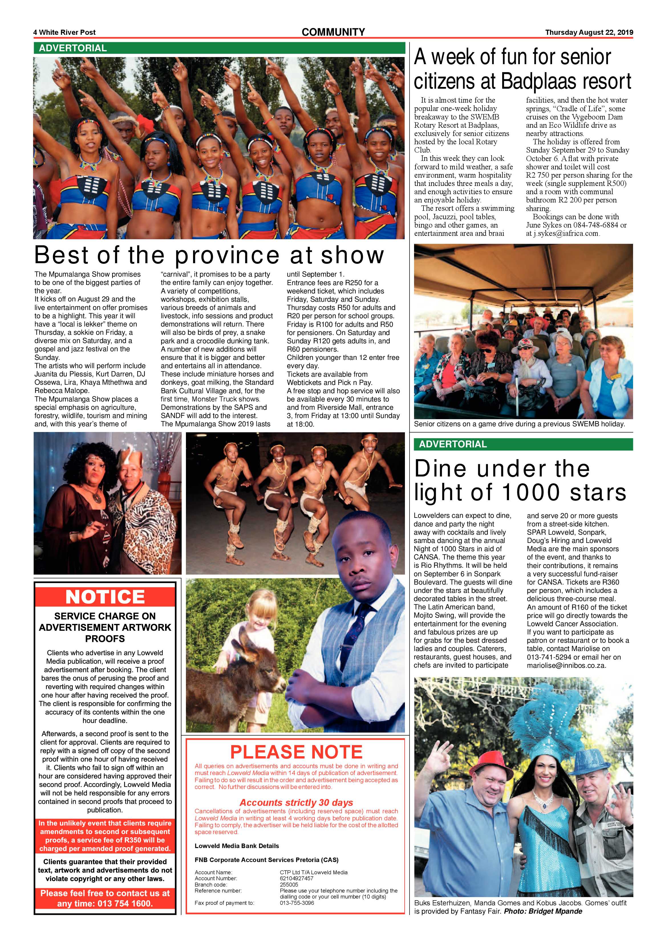 White River Post 22 August 2019 page 4