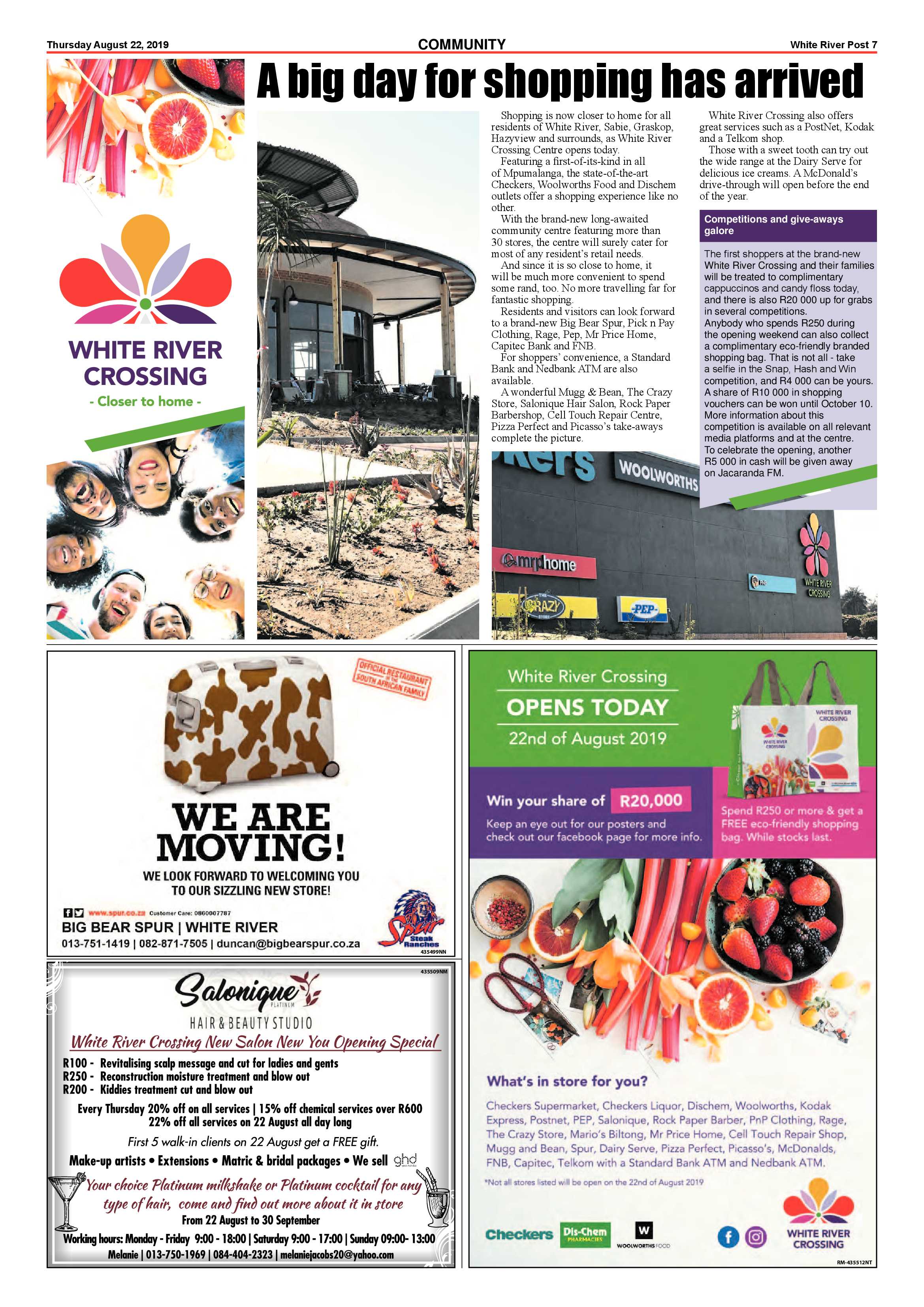 White River Post 22 August 2019 page 7