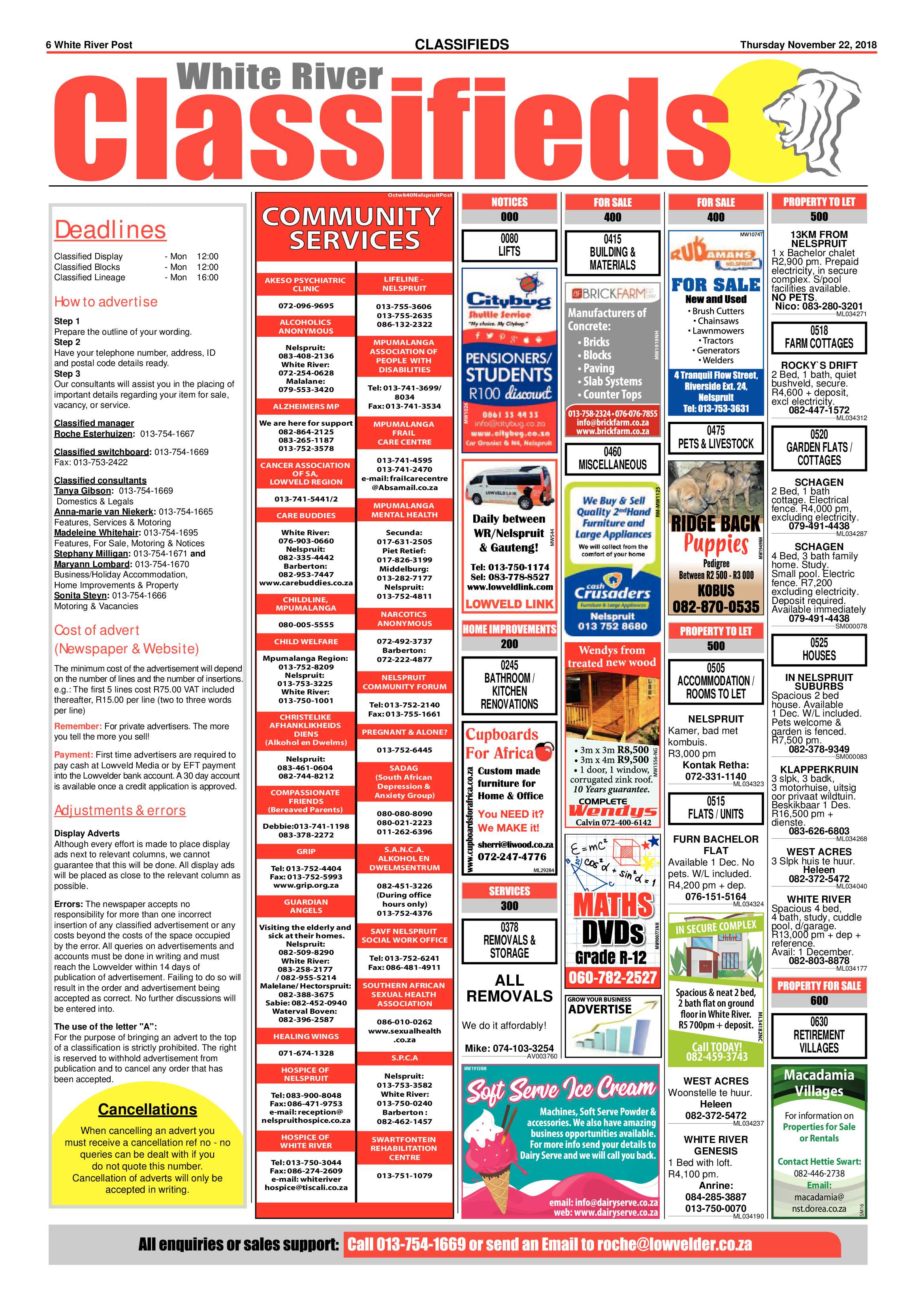 White River Post 22 November 2018 page 5