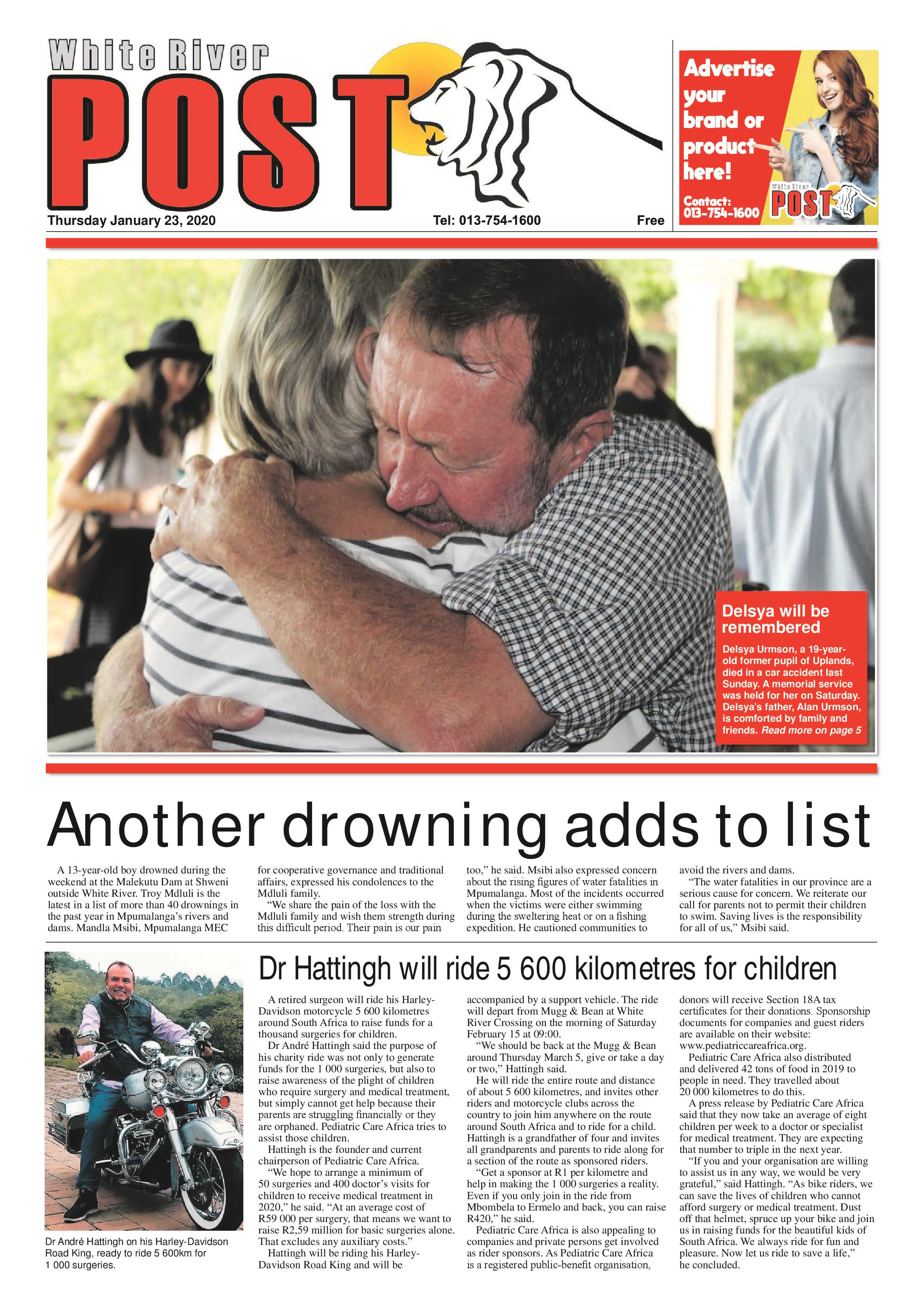 White River Post 23 January 2020 page 1