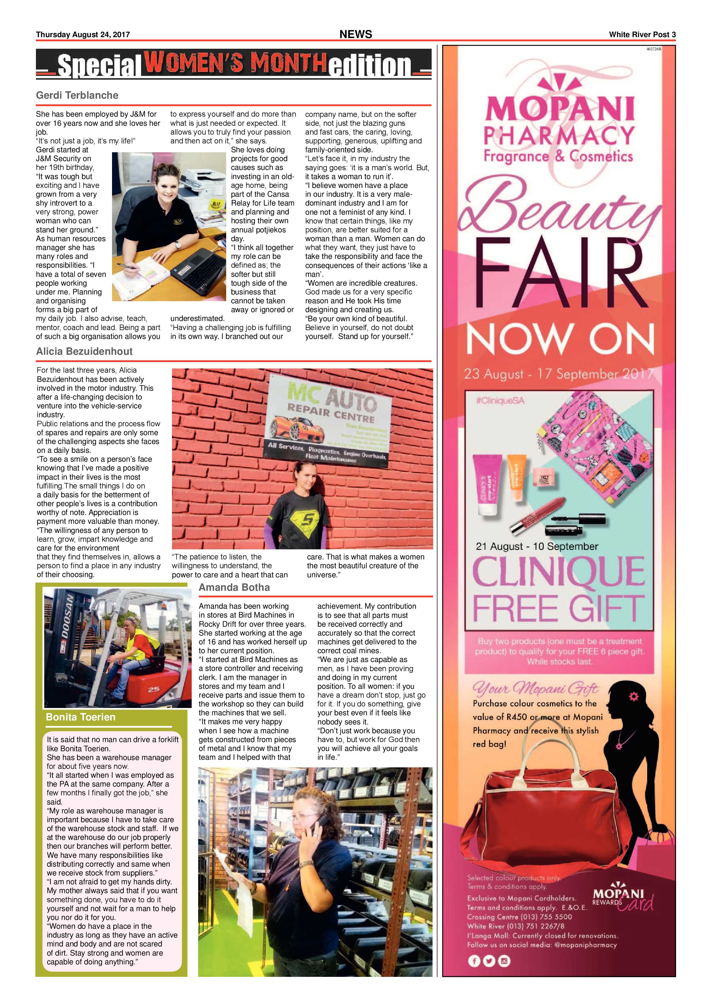 White River Post 24 August 2017 page 3