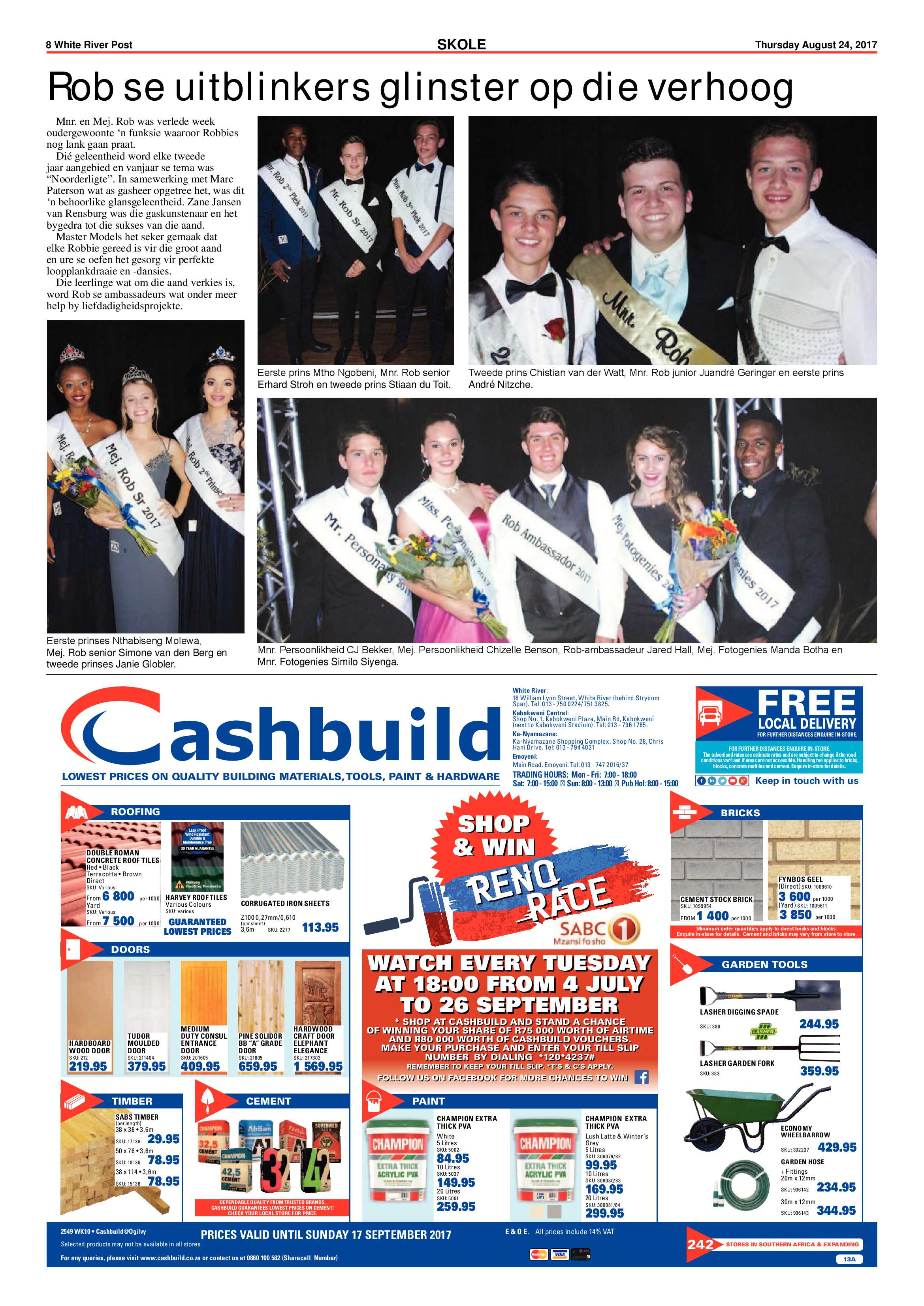 White River Post 24 August 2017 page 8