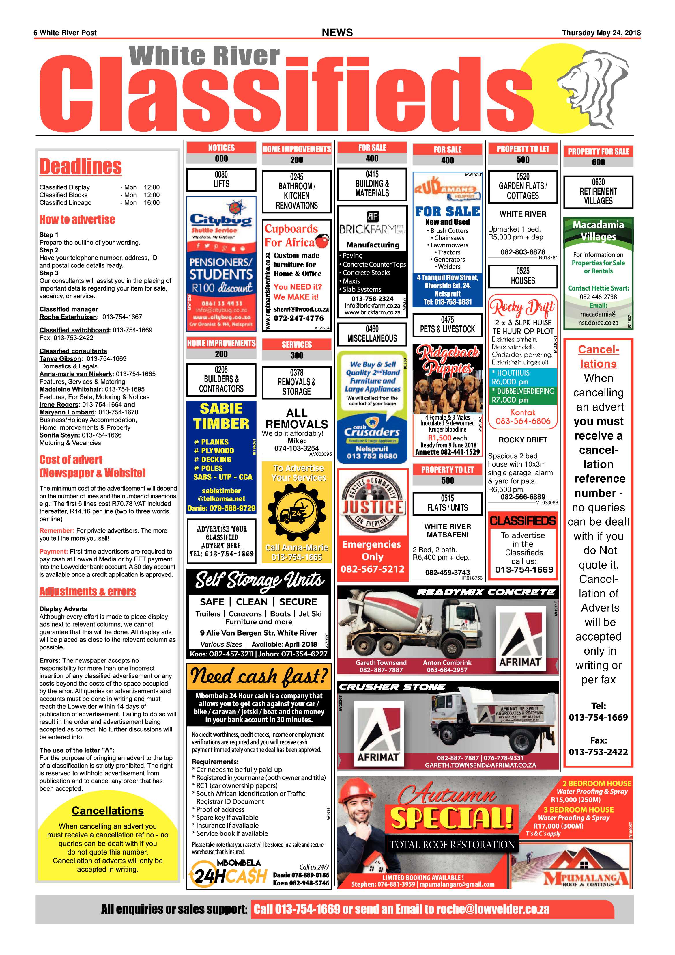 White River Post 24 May 2018 page 6