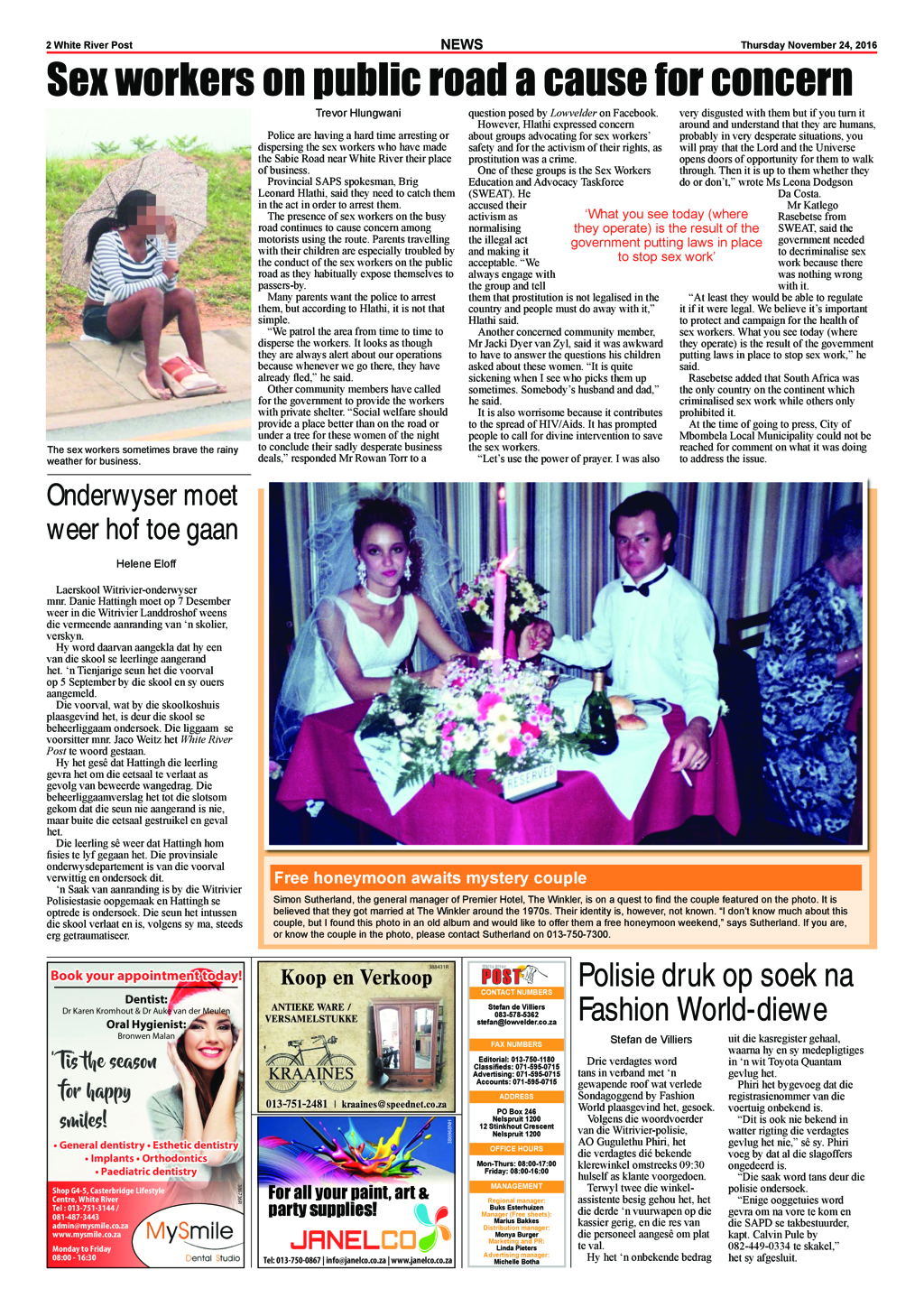 White River Post 24 November 2016 page 2