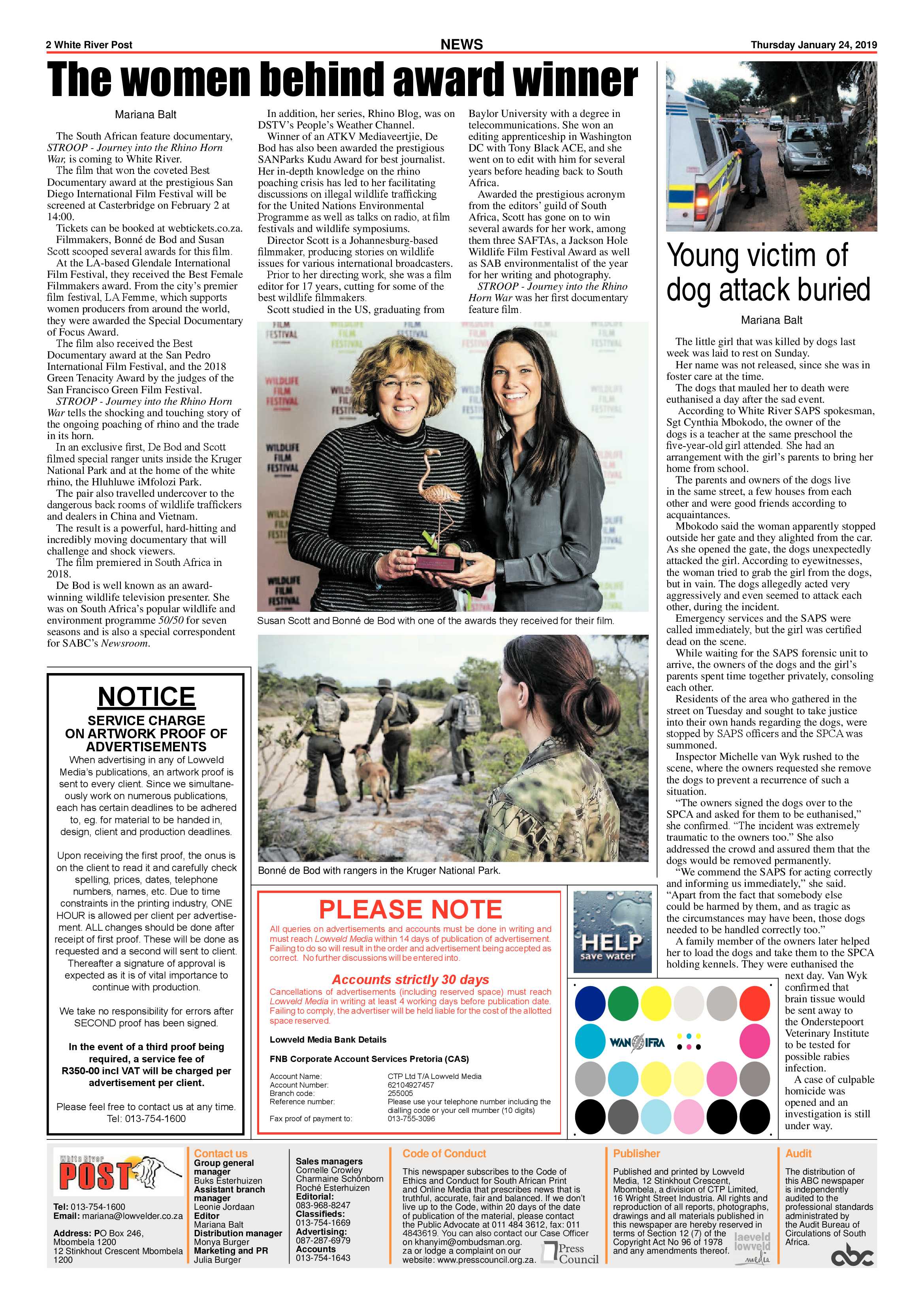 White River Post 24 January 2019 page 2