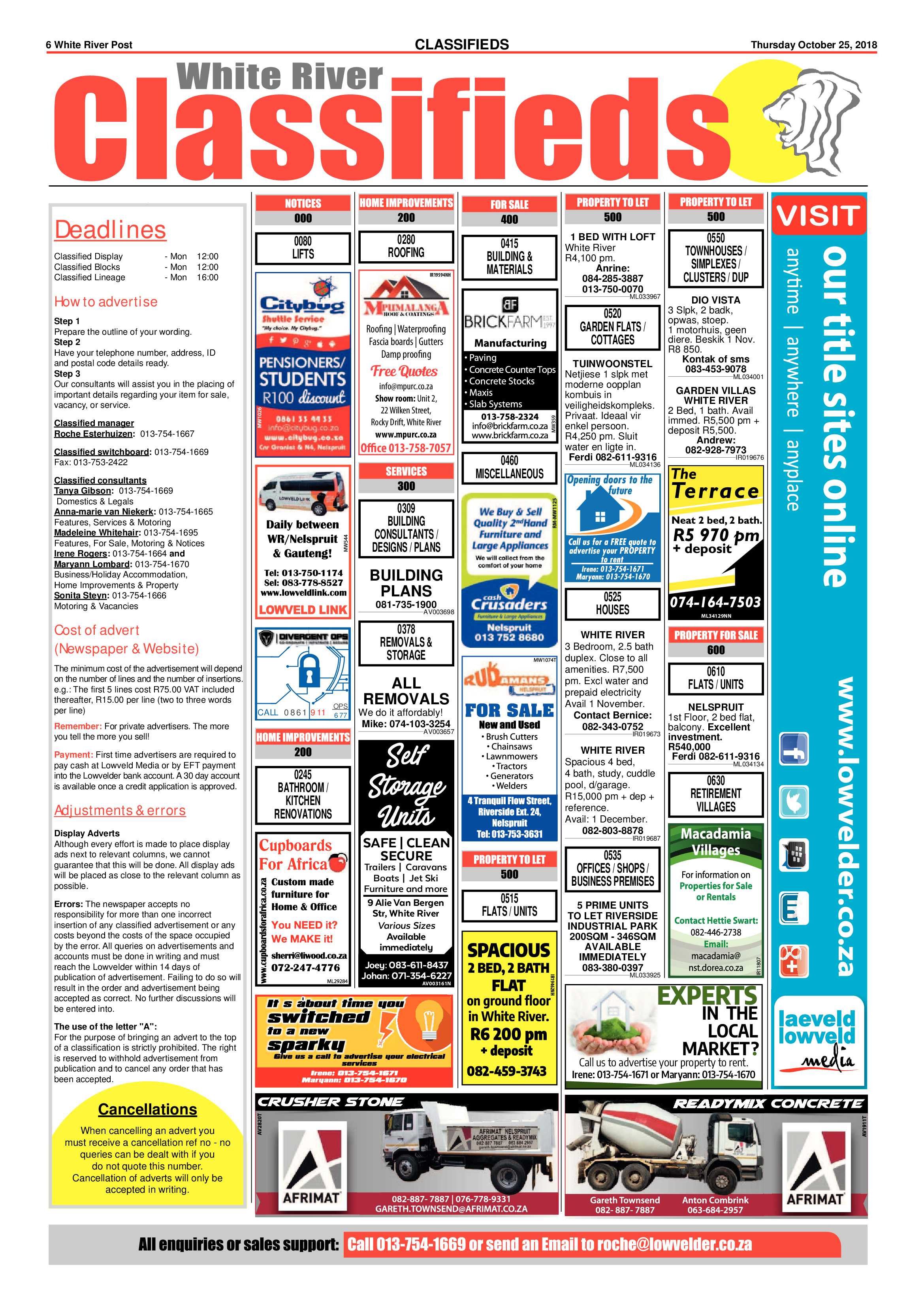 White River Post 25 October 2018 page 6
