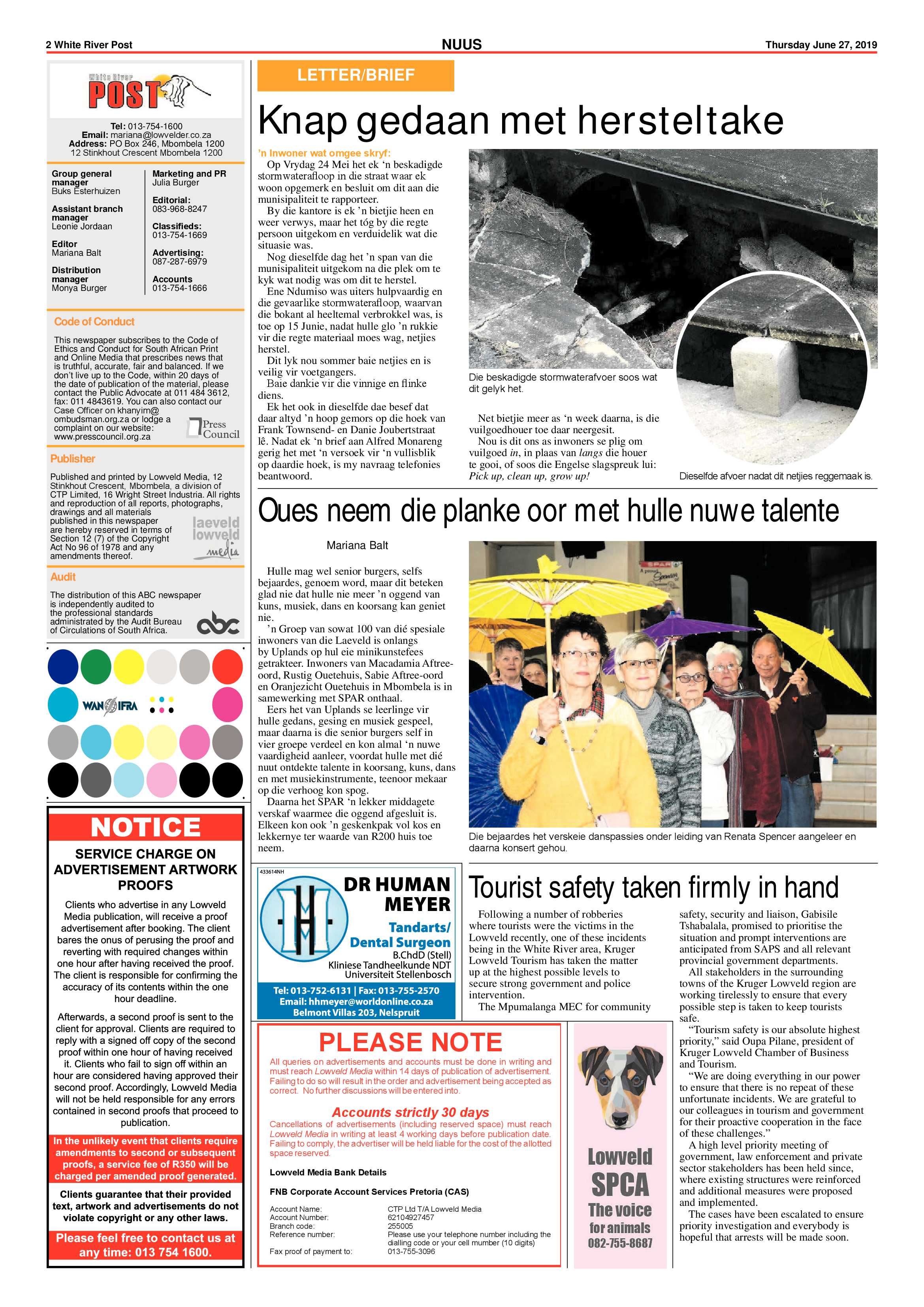 White River Post 27 June 2019 page 2