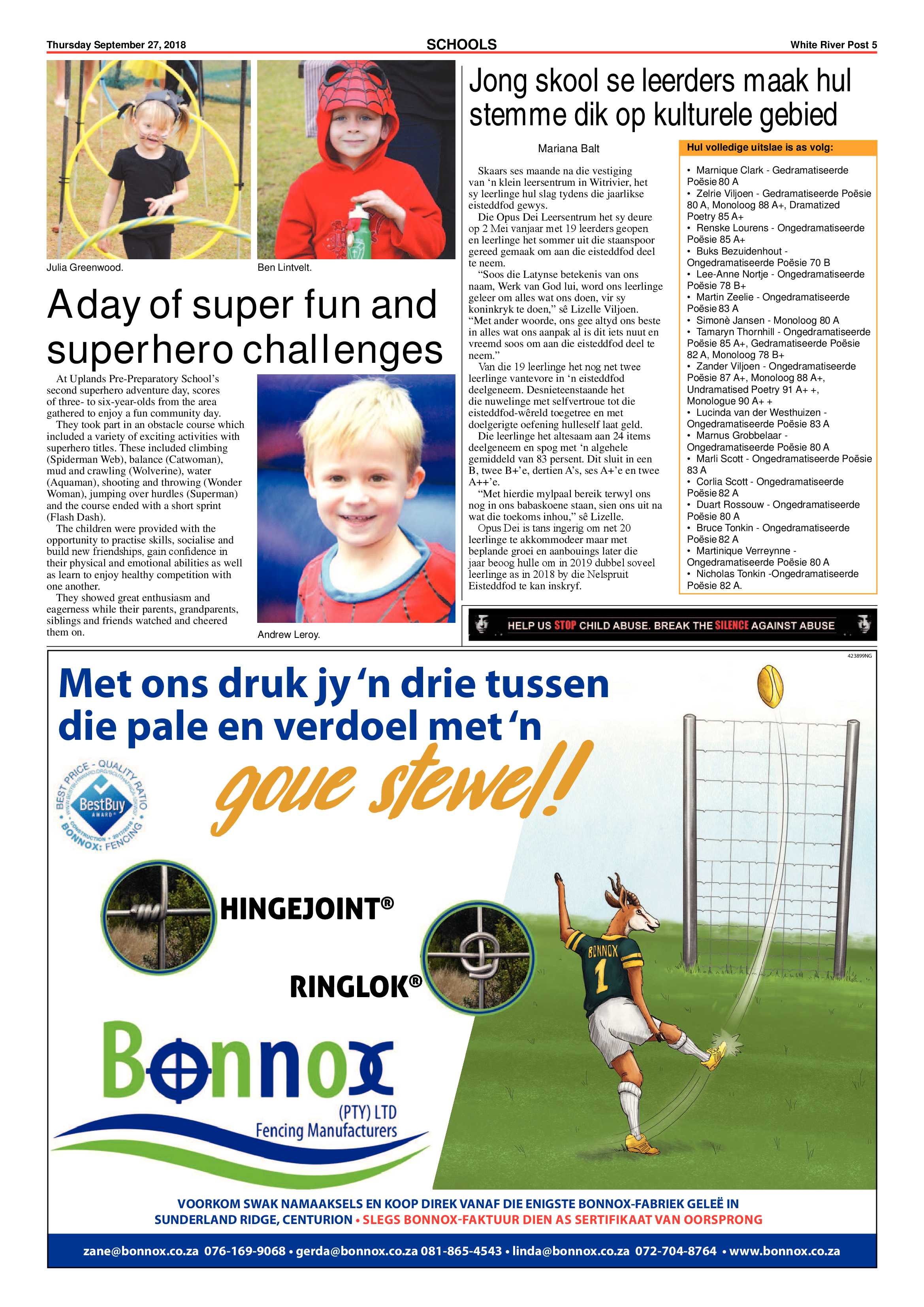 White River Post 28 September 2018 page 5