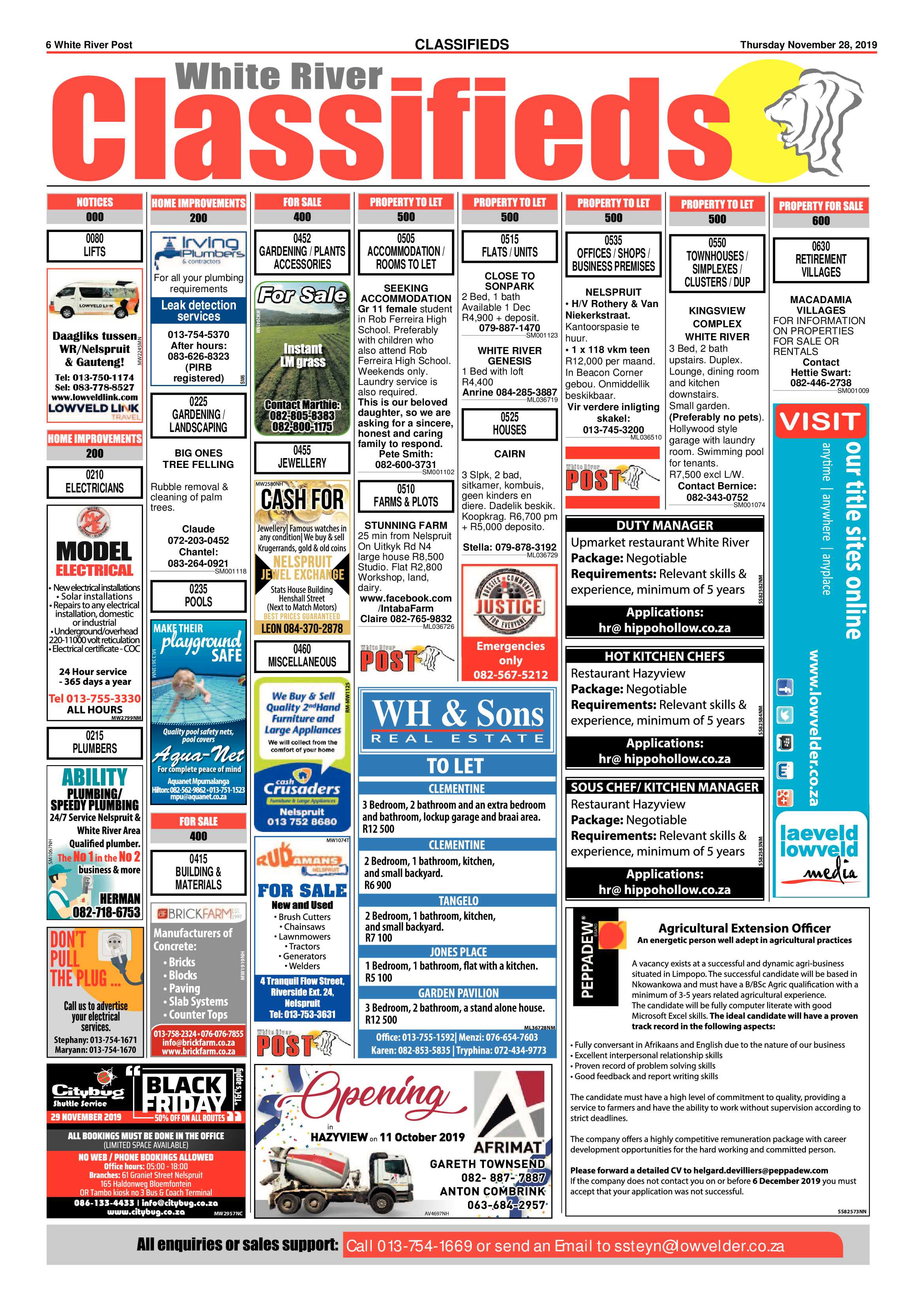 White River Post 28 November 2019 page 6