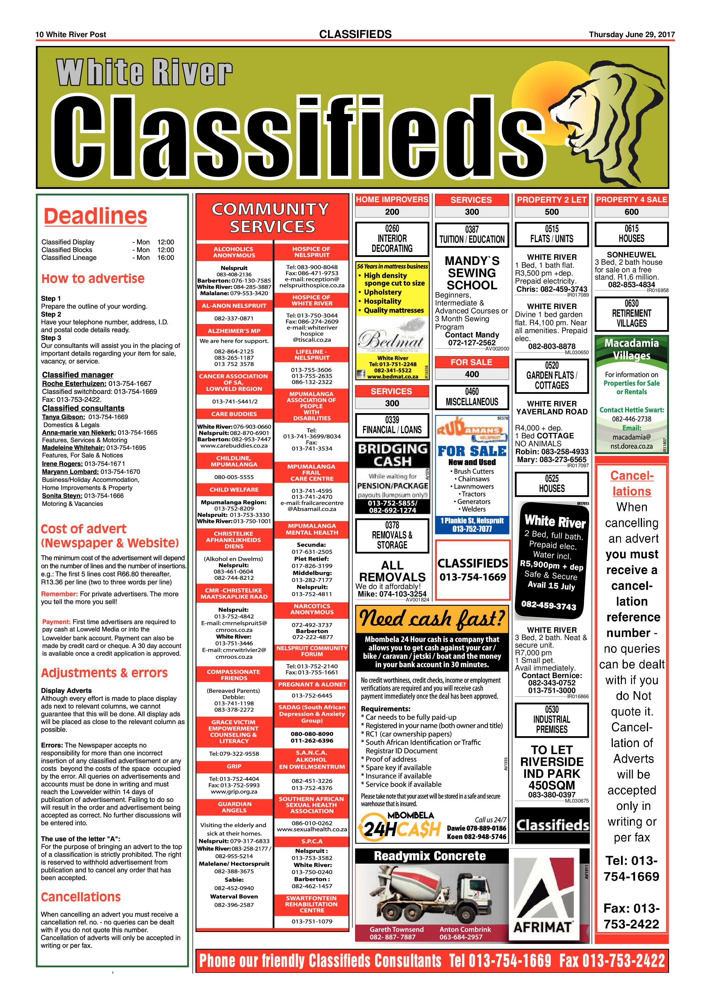 White River Post 29 June 2017 page 9