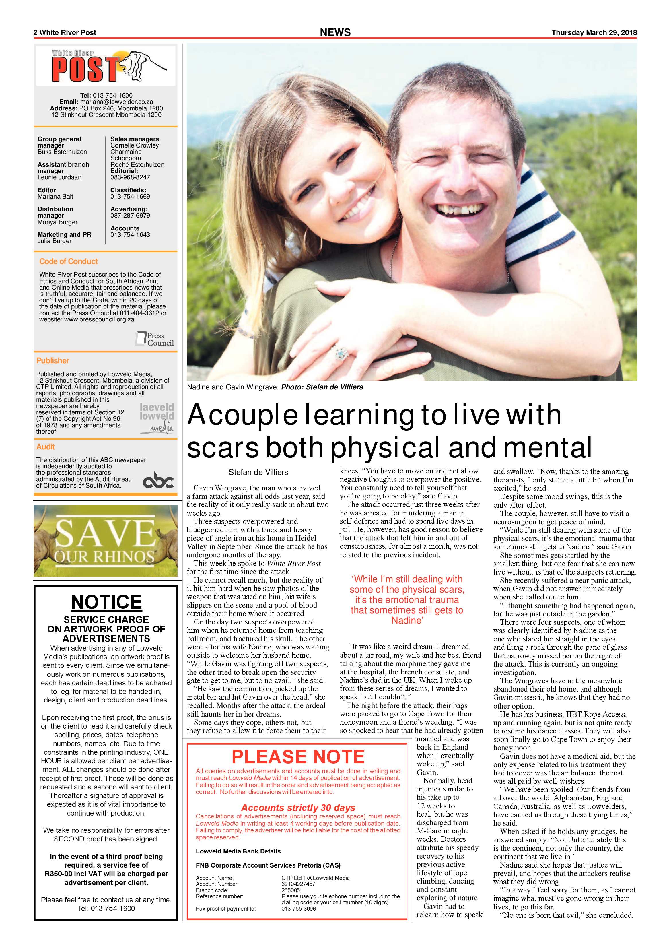 White River Post 29 March 2018 page 2