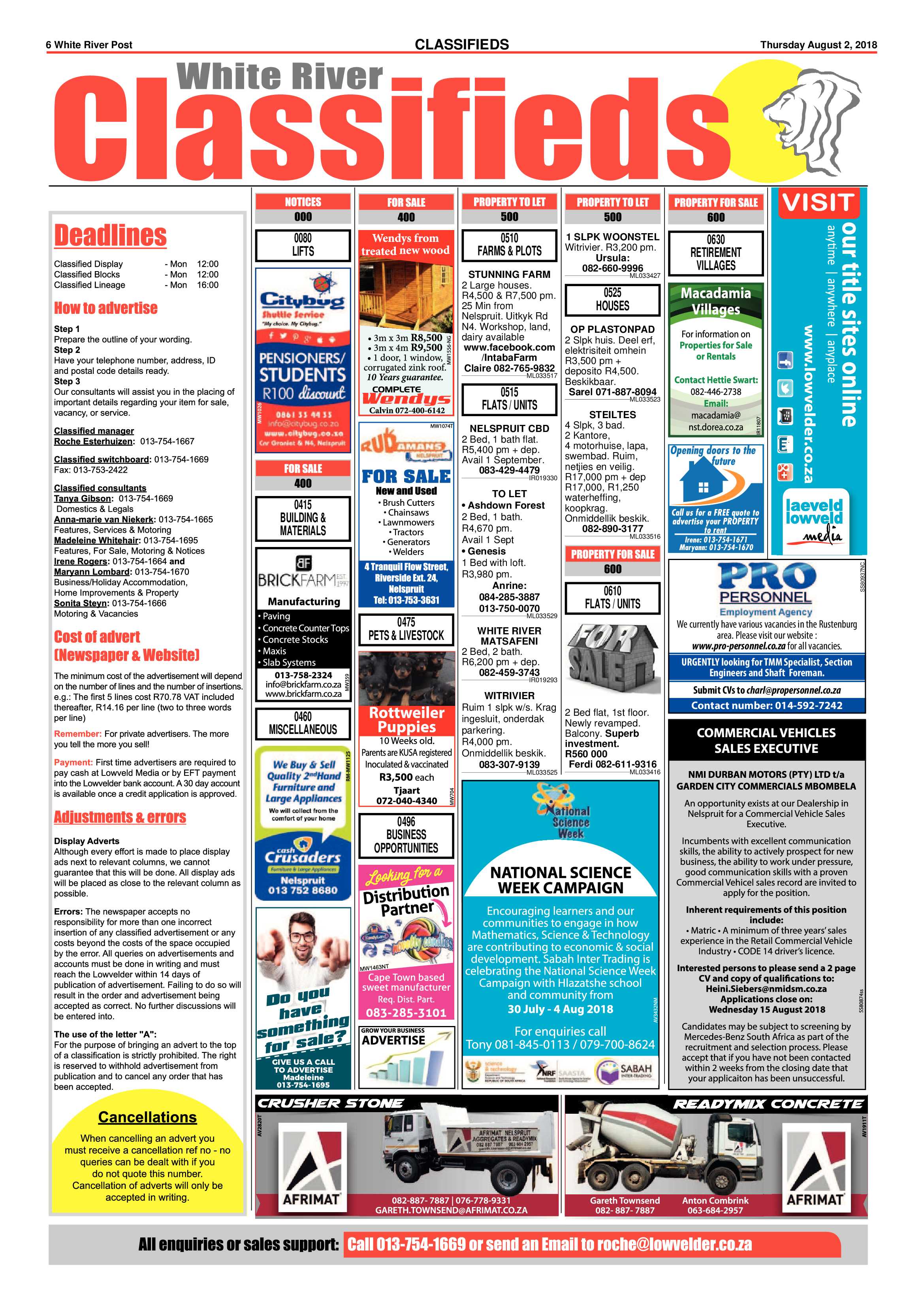 White River Post 2 August 2018 page 6