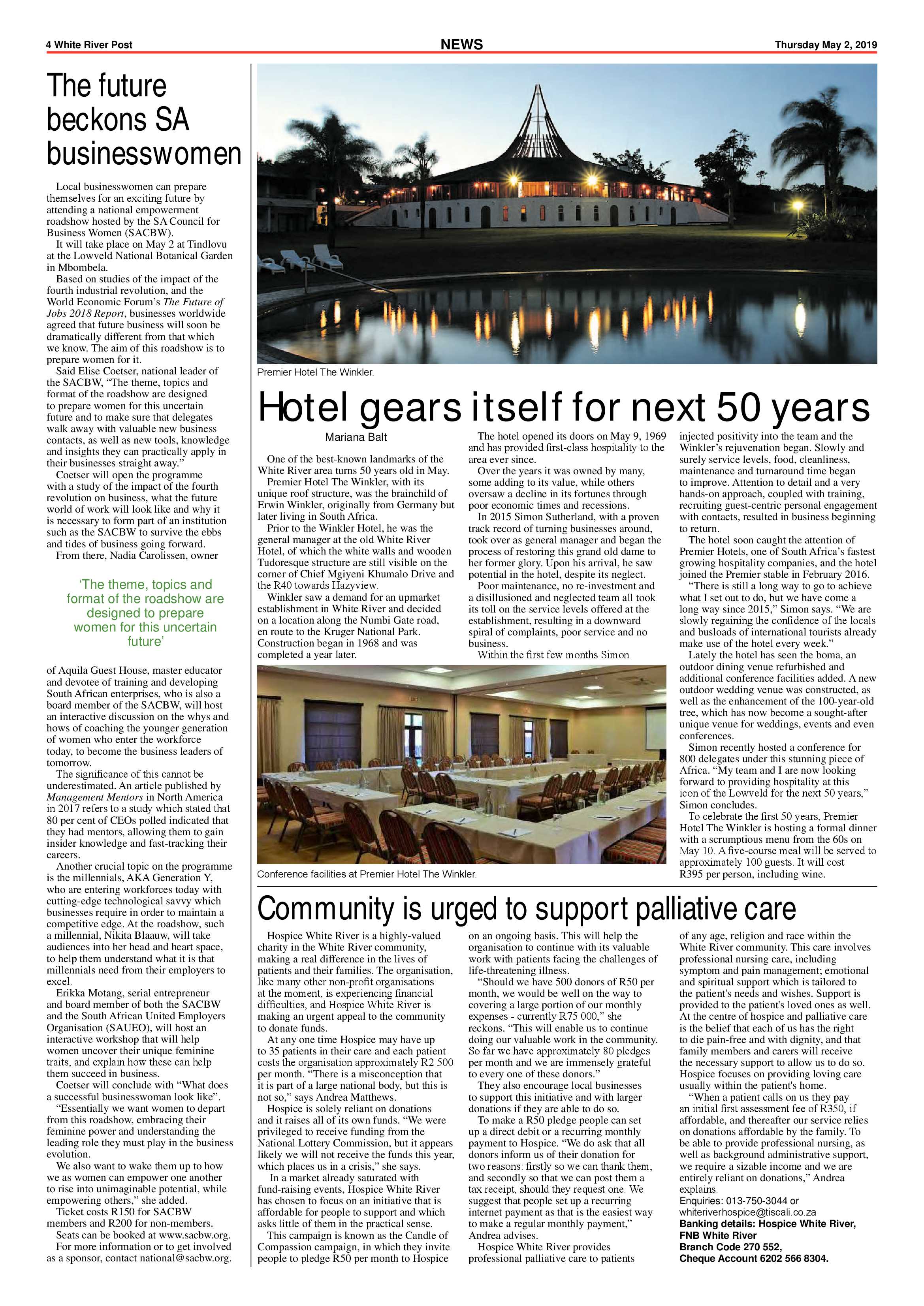 White River Post 2 May 2019 page 4
