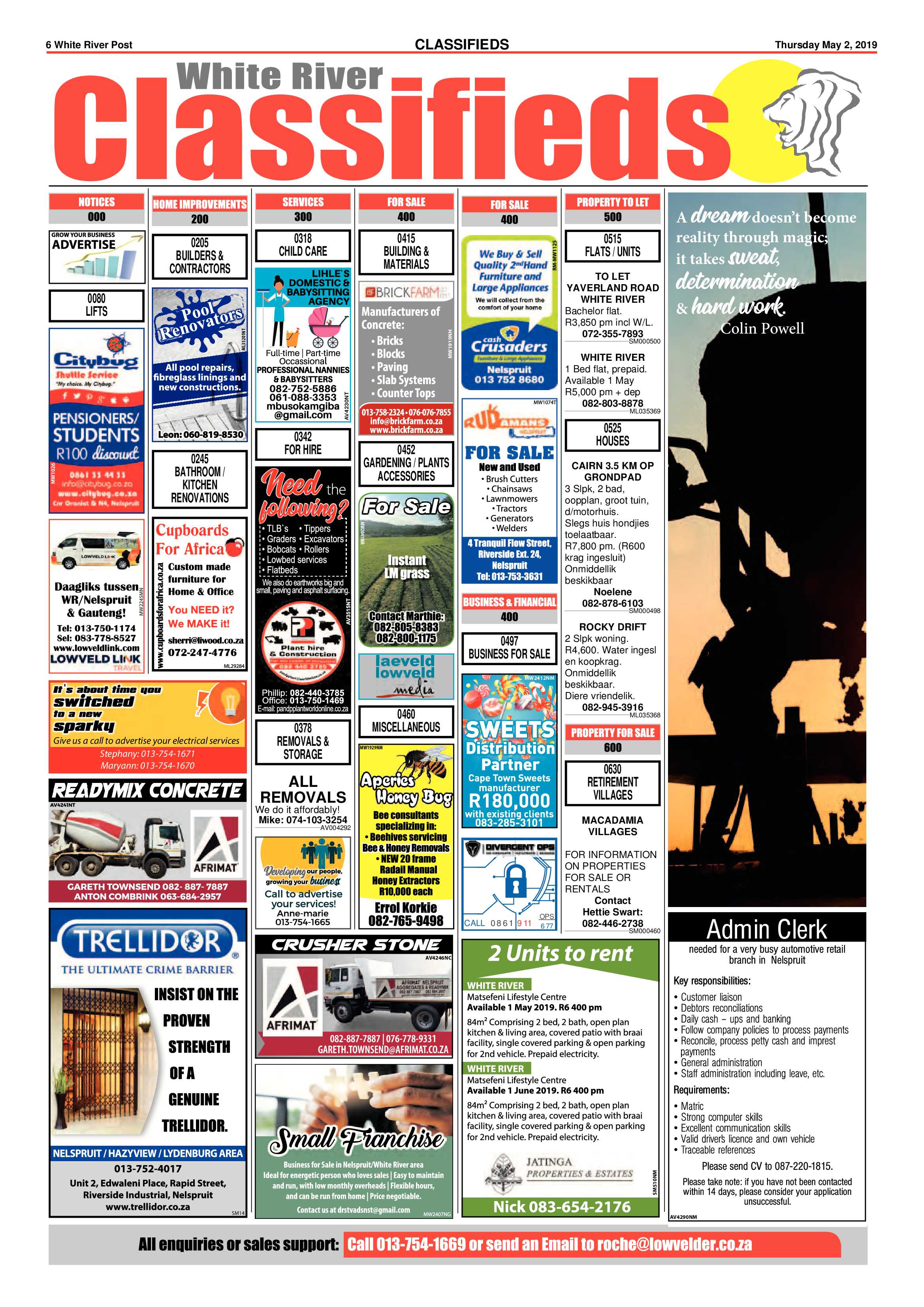 White River Post 2 May 2019 page 6