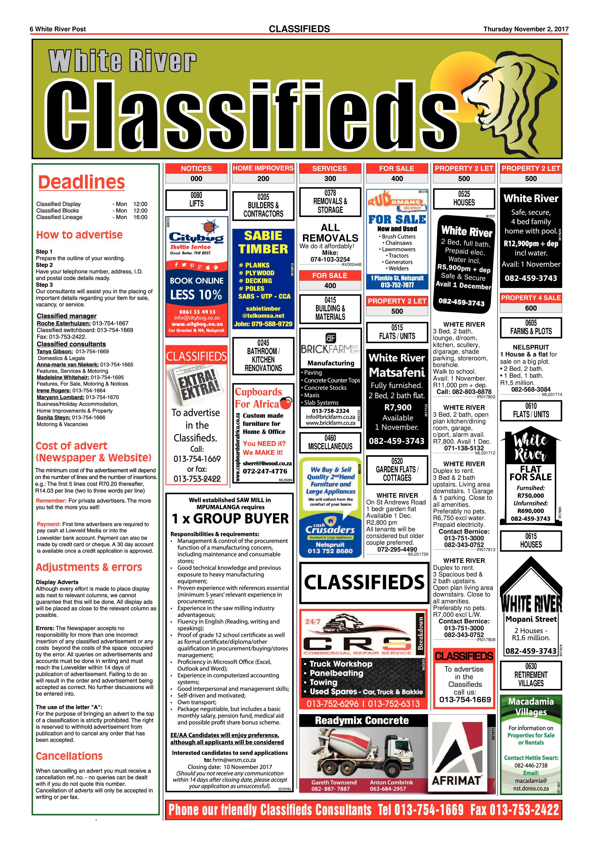 White River Post 2 November 2017 page 6