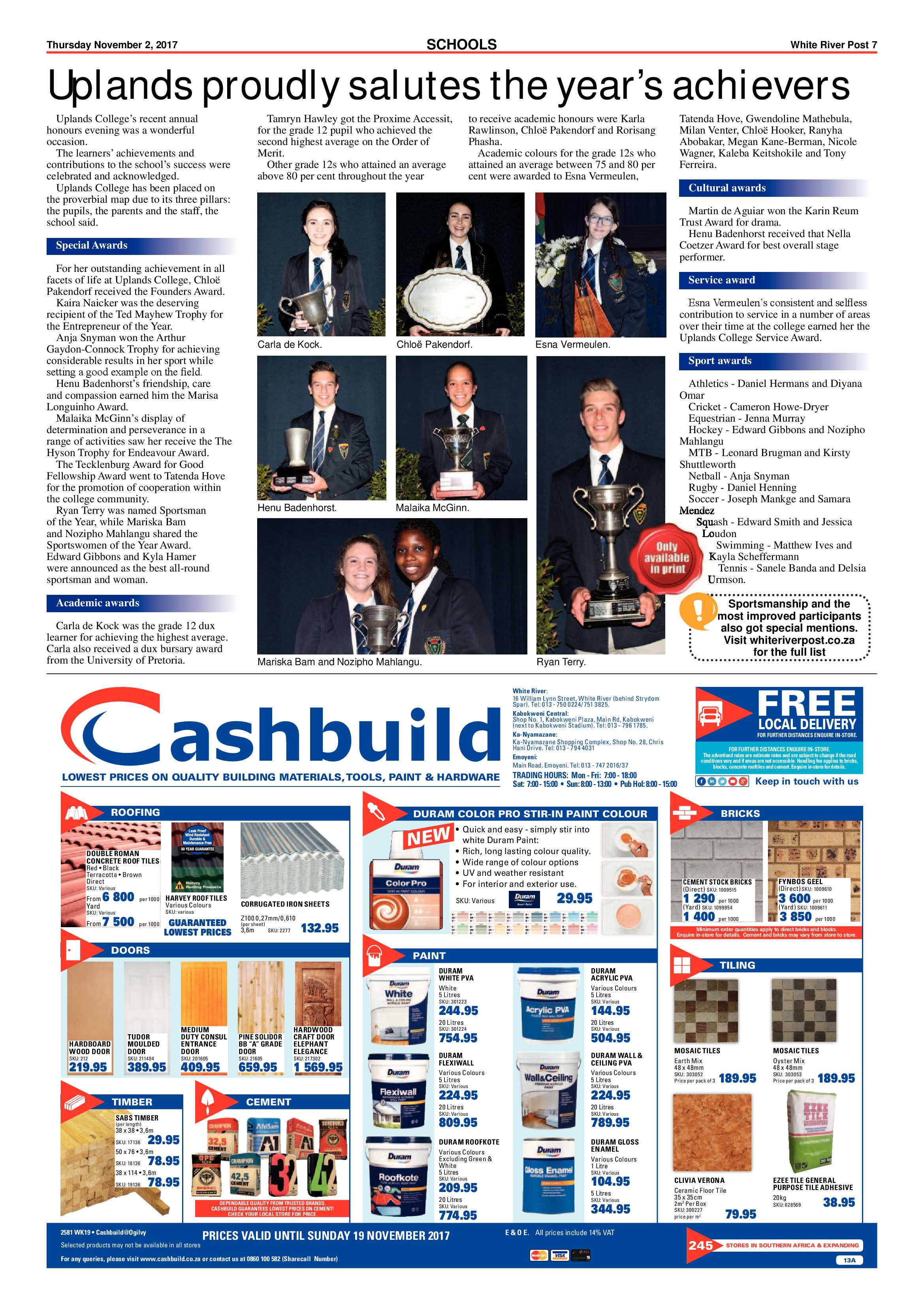 White River Post 2 November 2017 page 7
