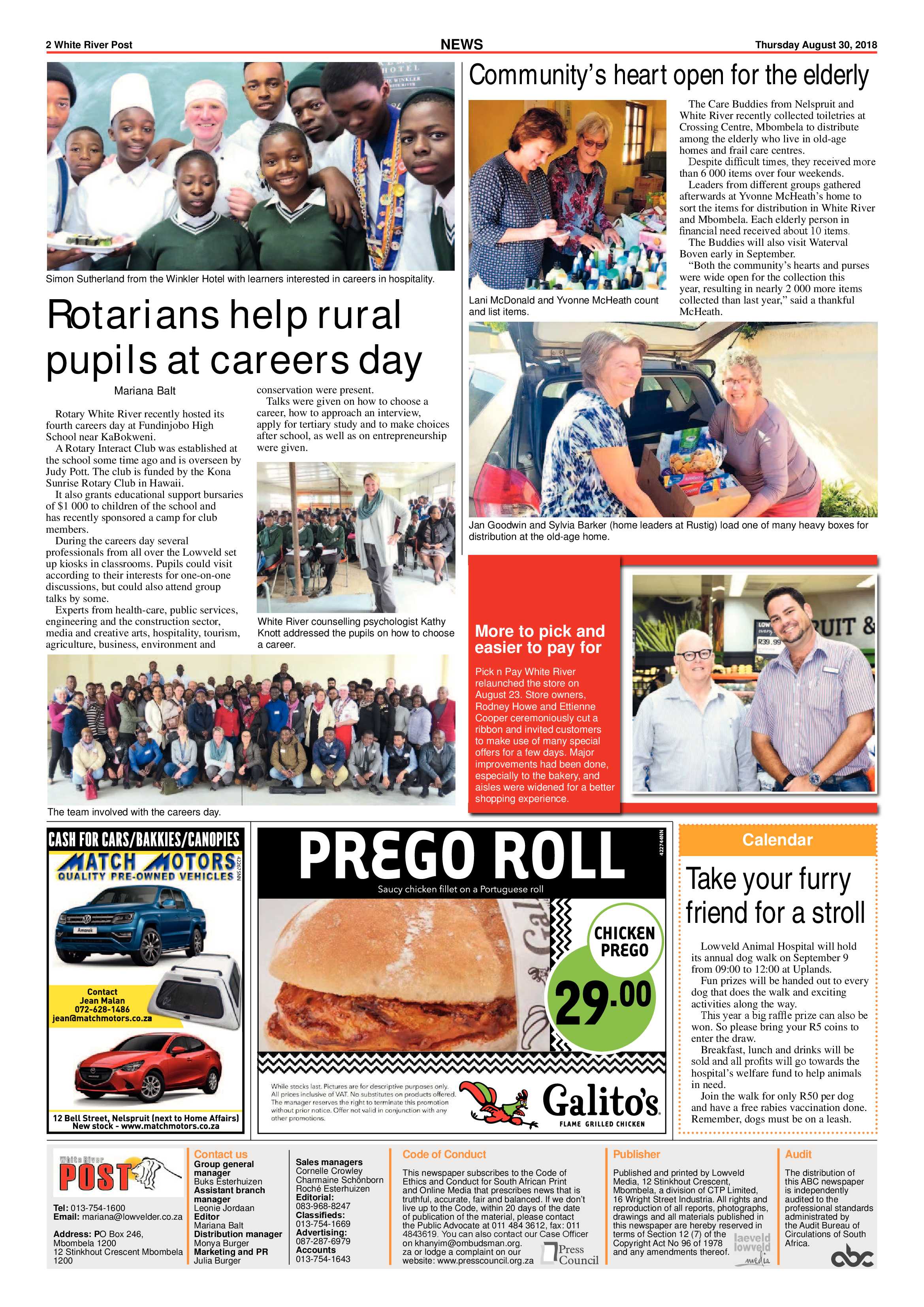 White River Post 30 August 2018 page 2